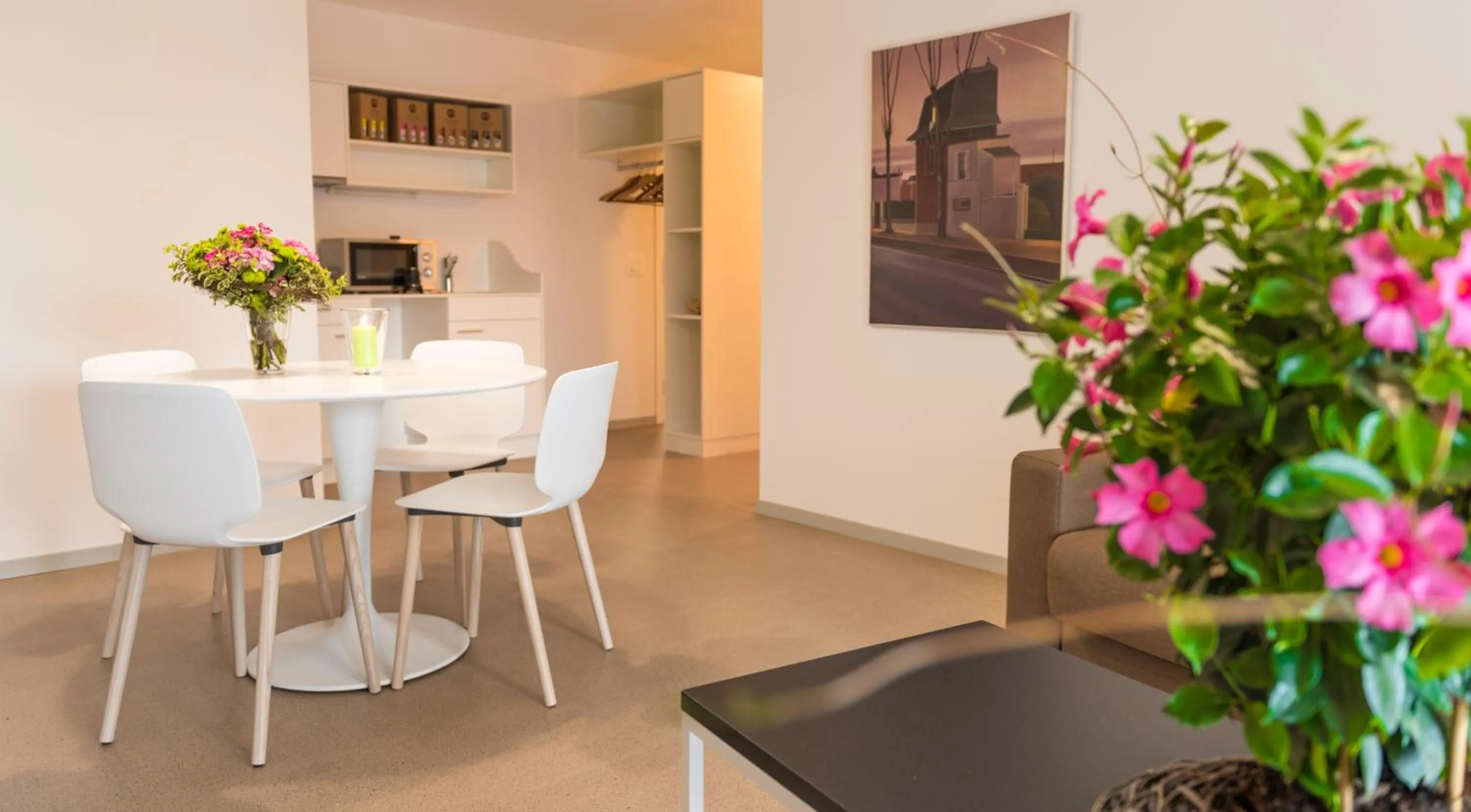 Seating area in Hôtel la Croix Blanche