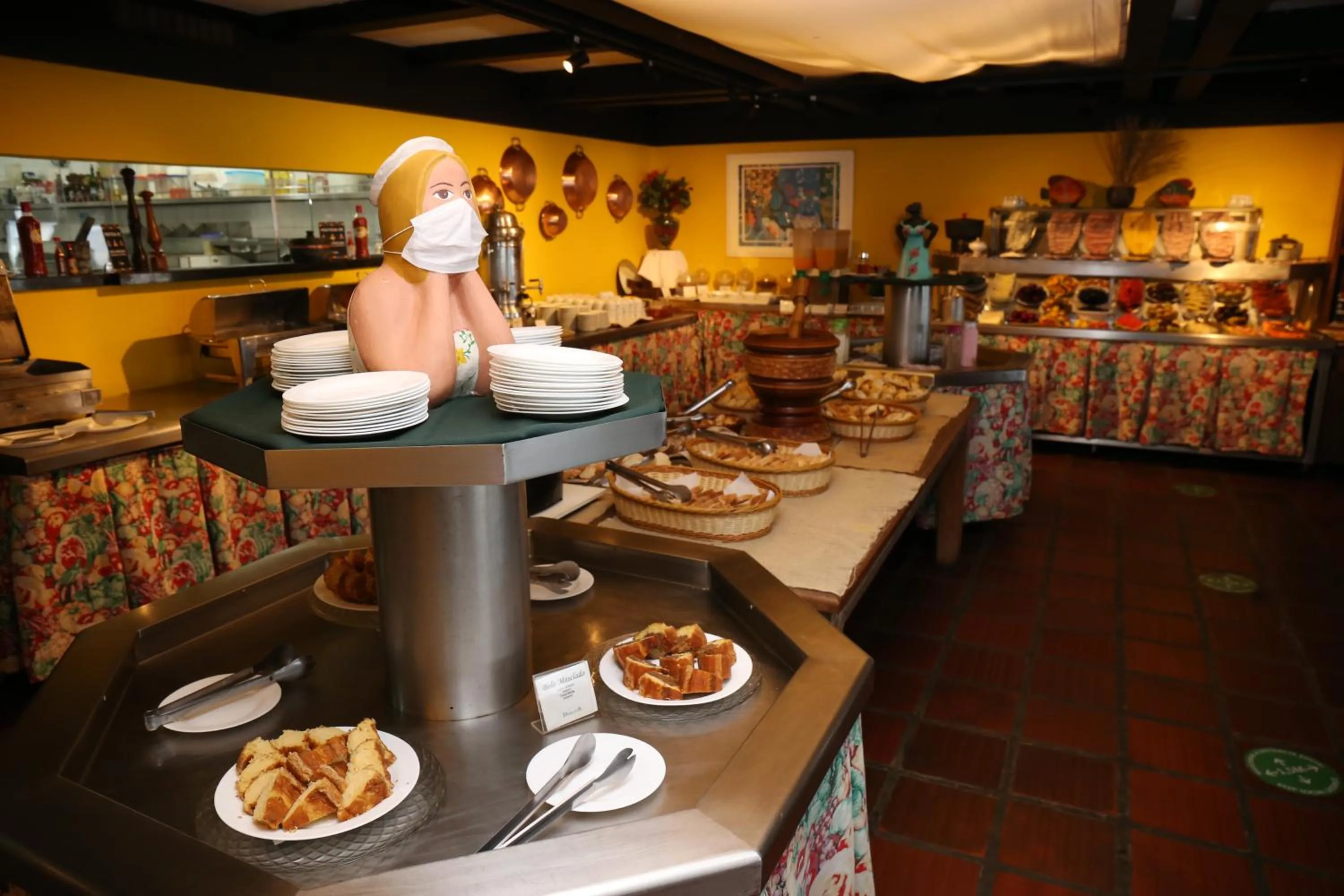 Buffet breakfast in Delphin Beach Hotel