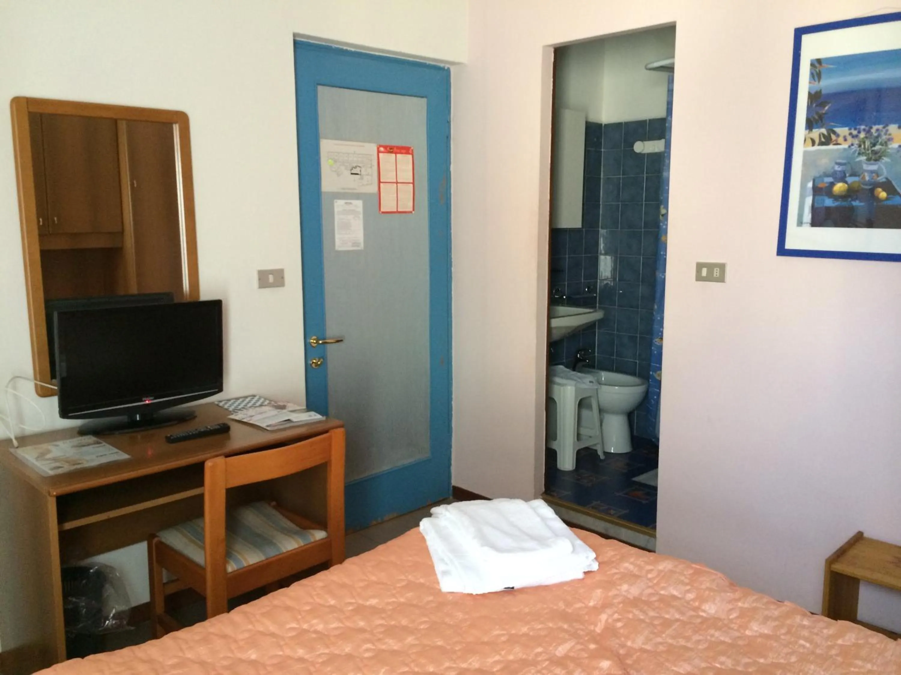 Bed in Hotel Riviera Sanremo