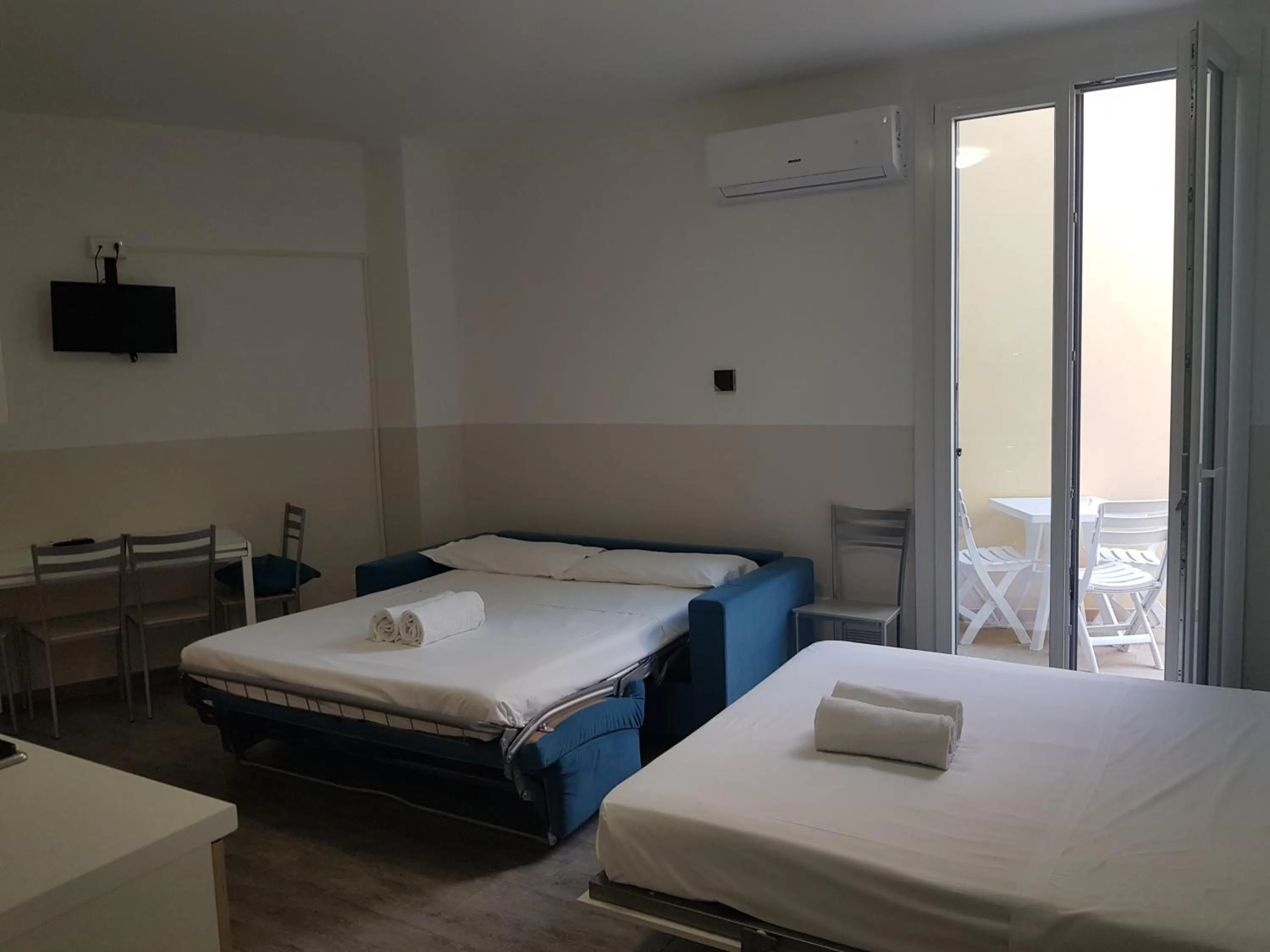 Bed in Hotel Riviera Sanremo