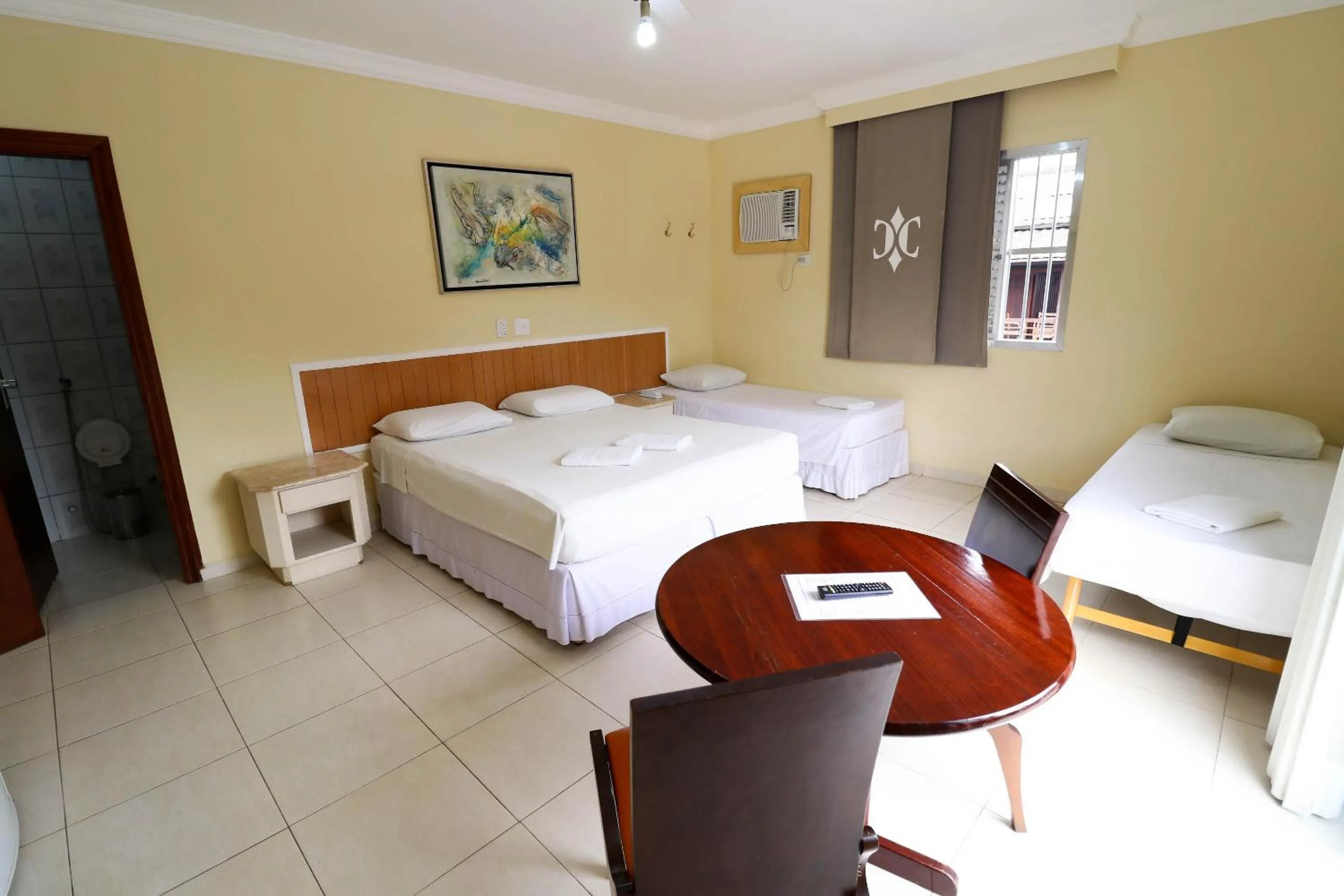 Bed in Charme Hotel Guarujá Frente Mar