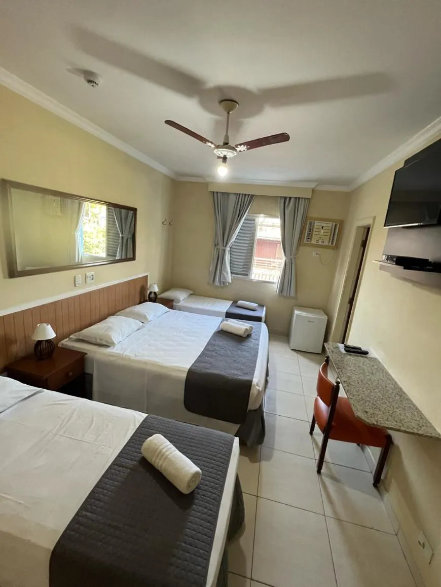 Bed in Charme Hotel Guarujá Frente Mar