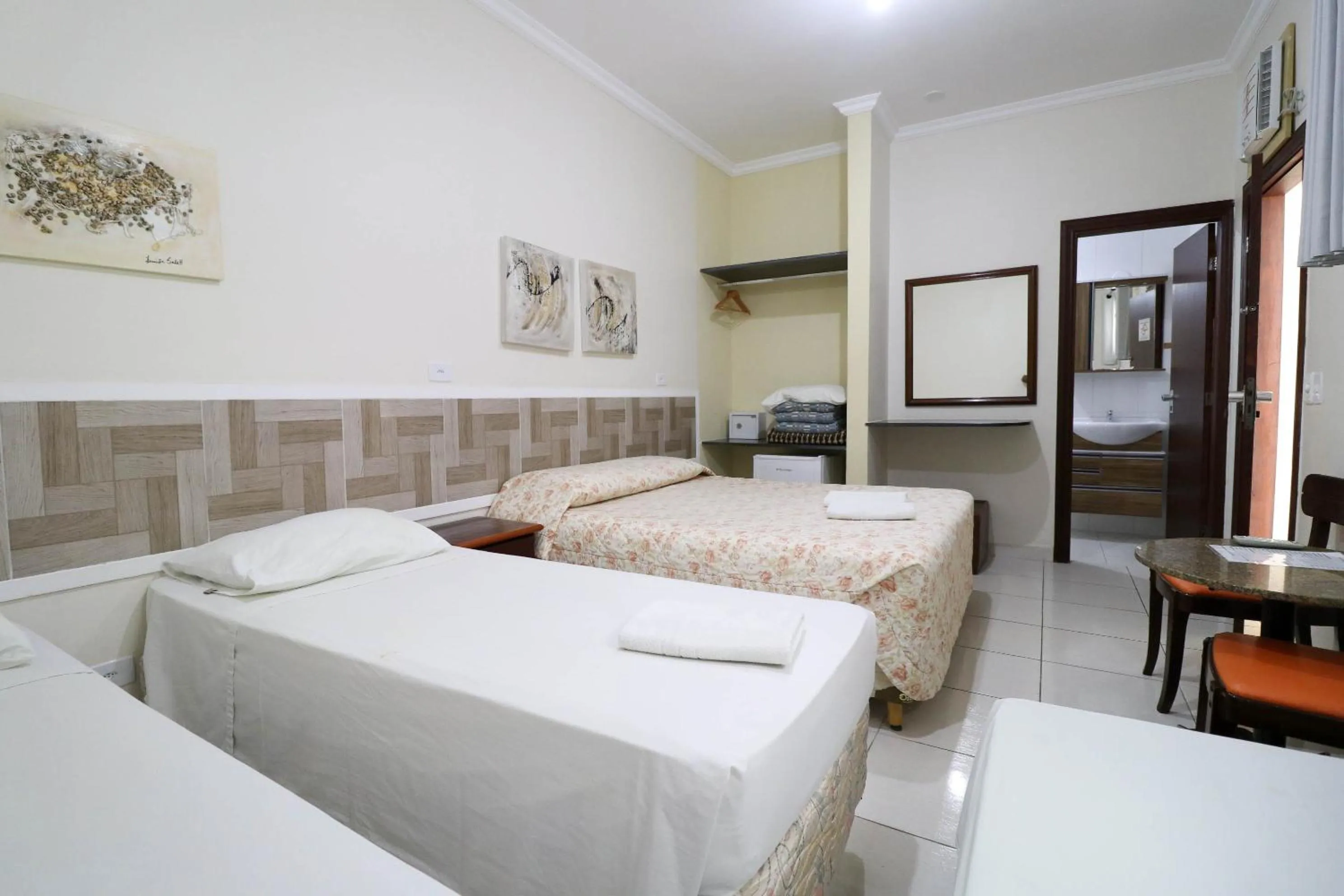 Bed in Charme Hotel Guarujá Frente Mar