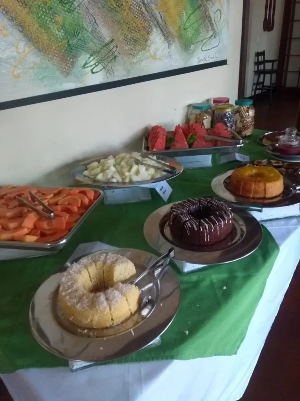 Buffet breakfast in Charme Hotel Guarujá Frente Mar Buffet breakfast in Charme Hotel Guarujá Frente Mar