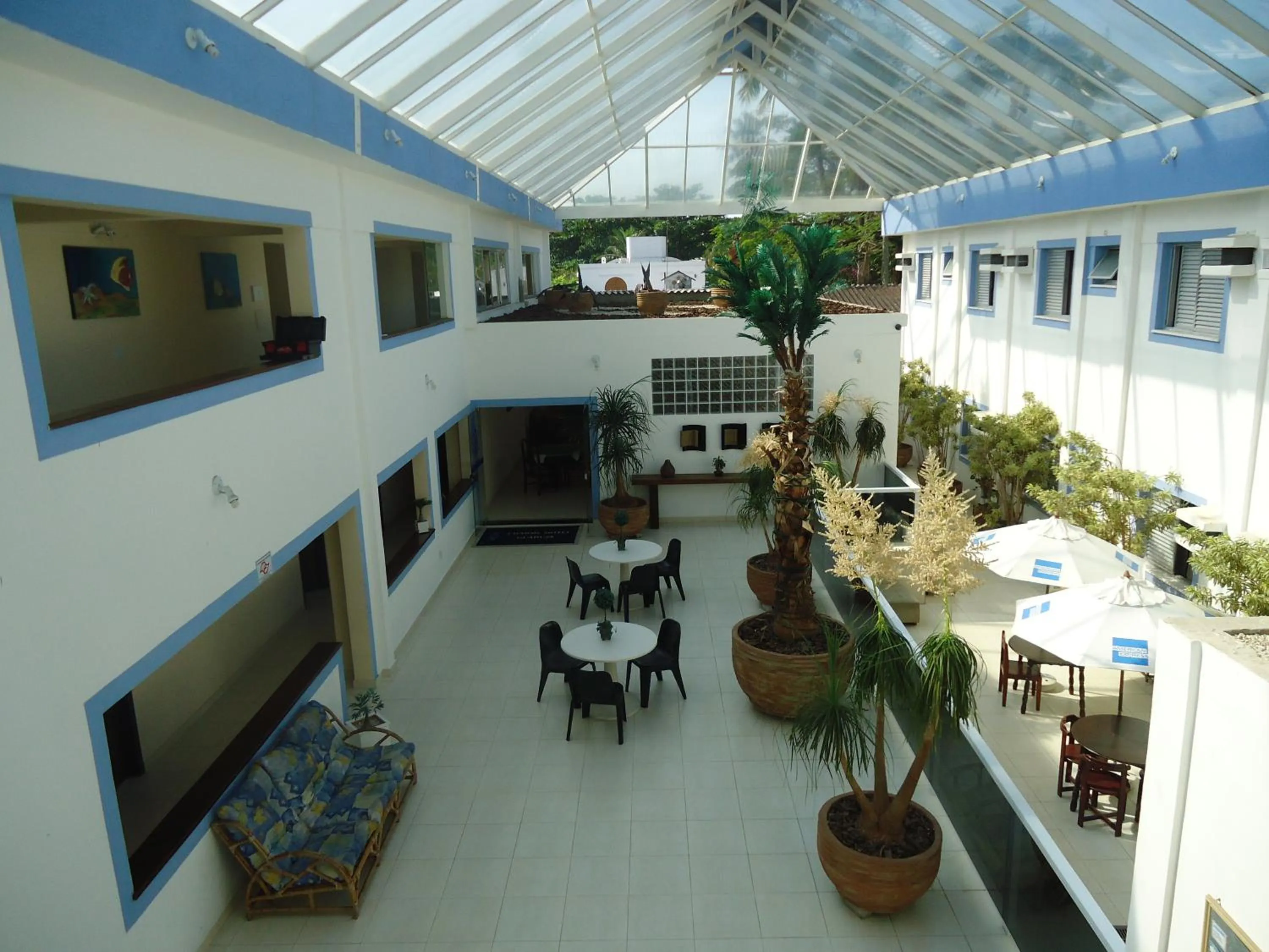 Patio in Charme Hotel Guarujá Frente Mar