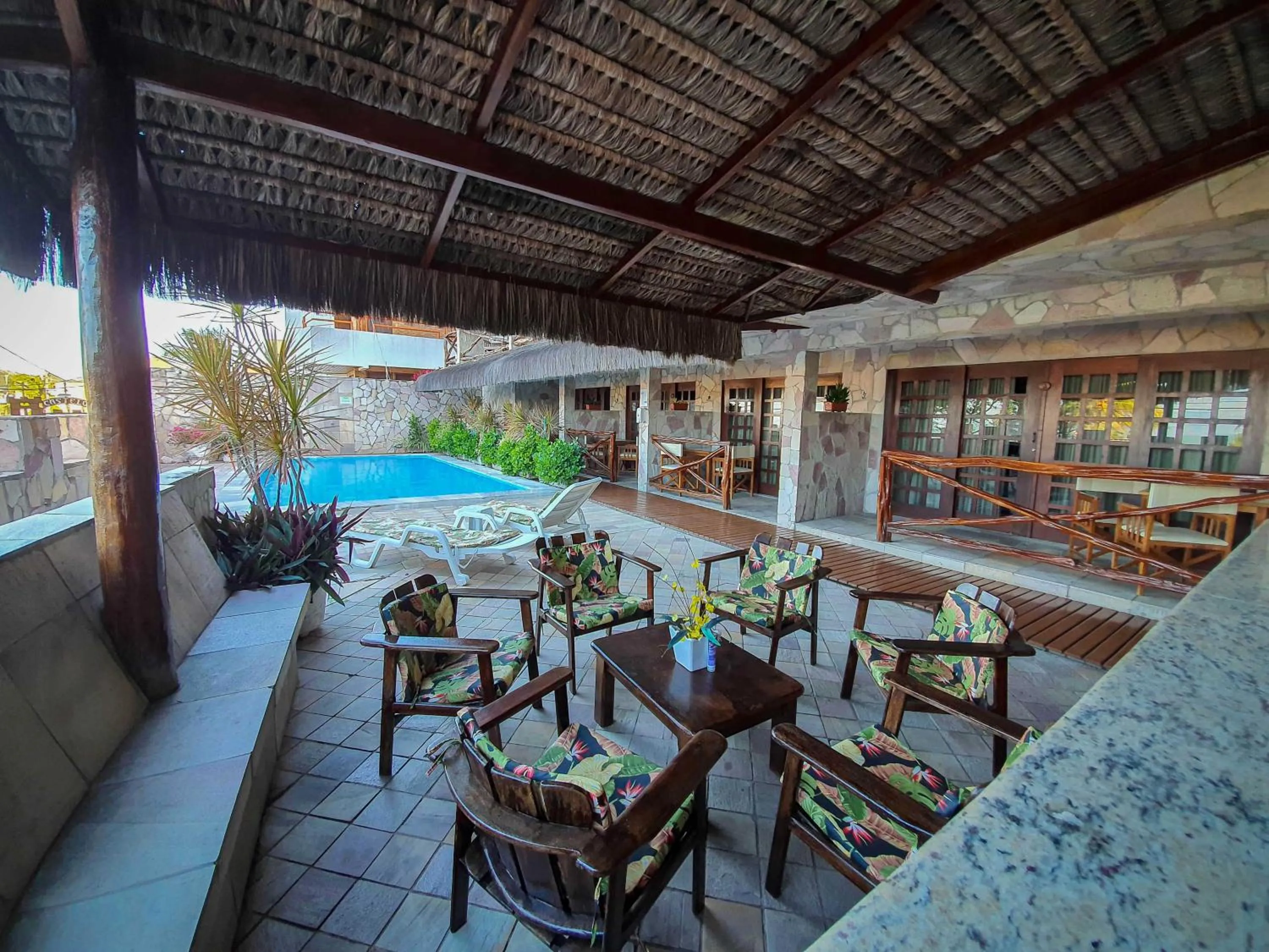 Patio in Castelo Beach Hotel