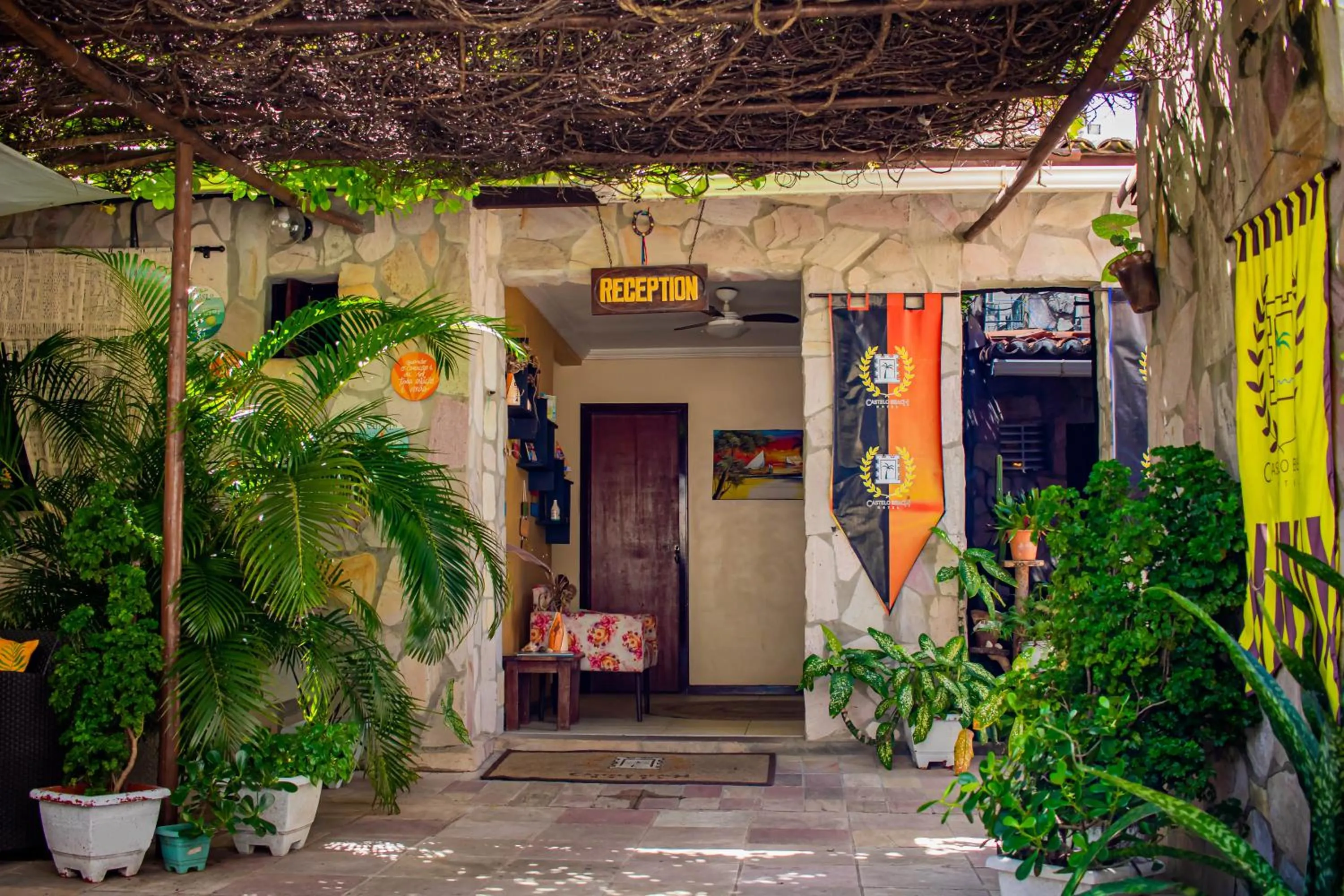 Patio in Castelo Beach Hotel