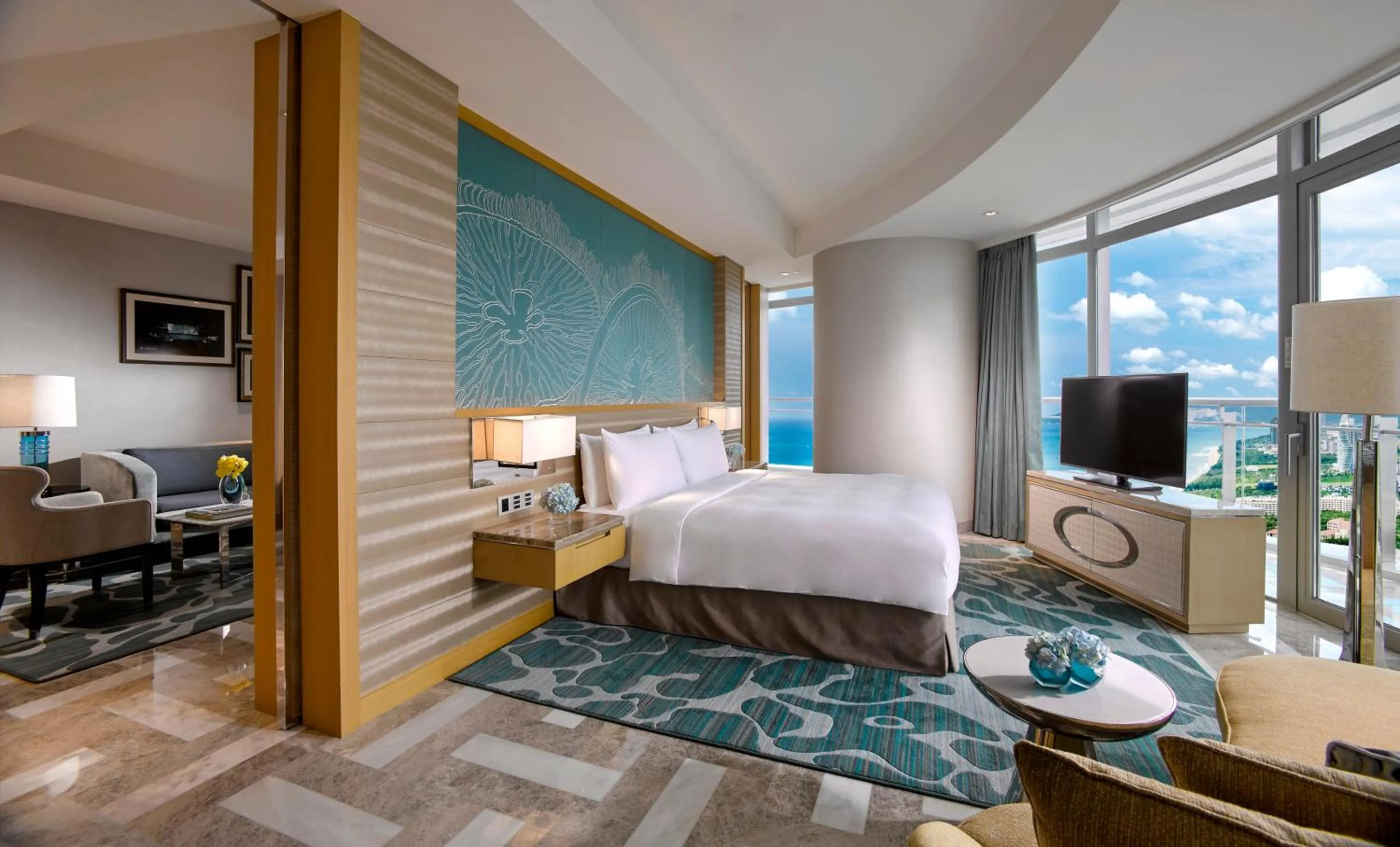 Sea view, Bed in Atlantis Sanya