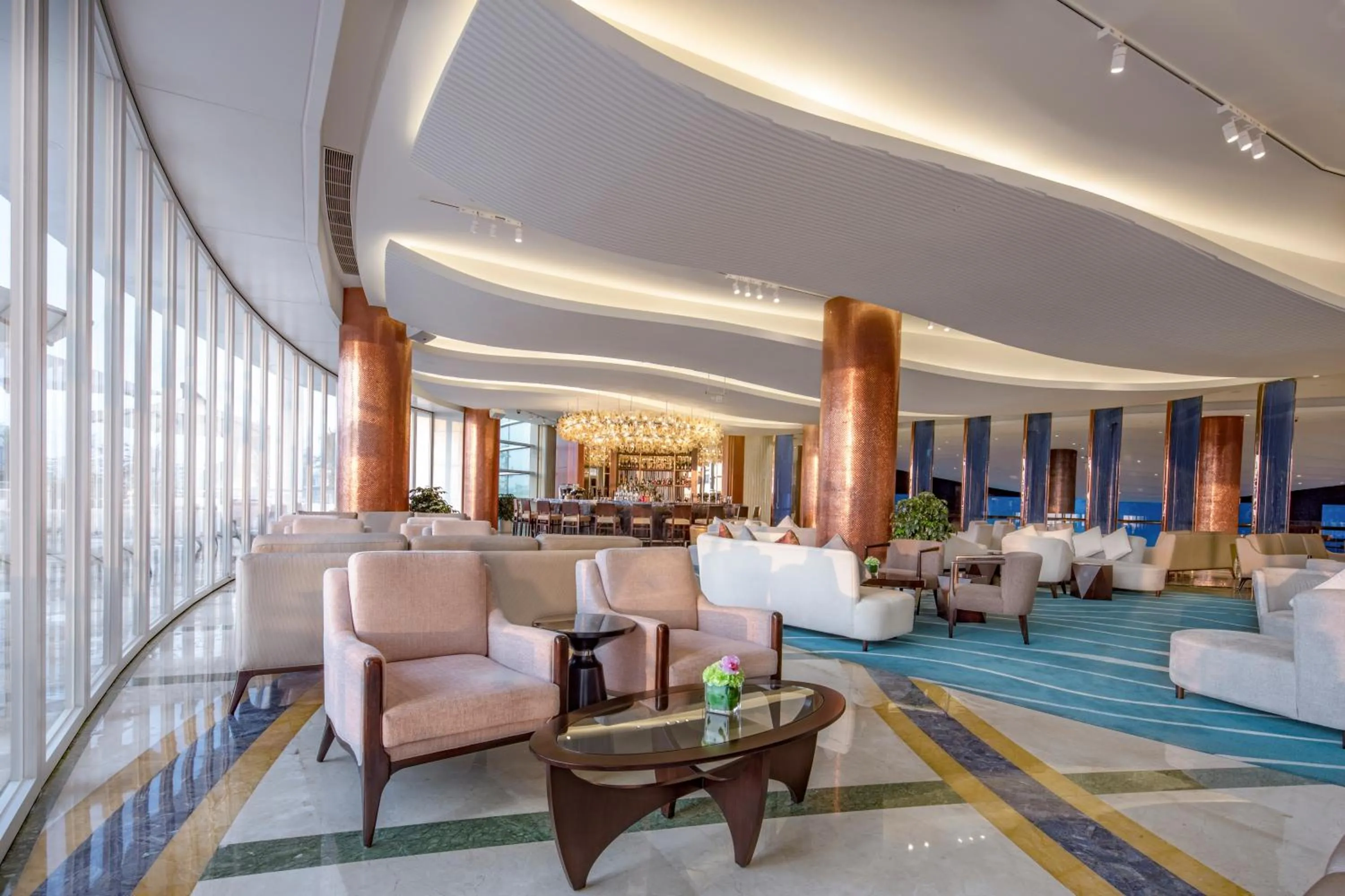 Lounge or bar in Atlantis Sanya