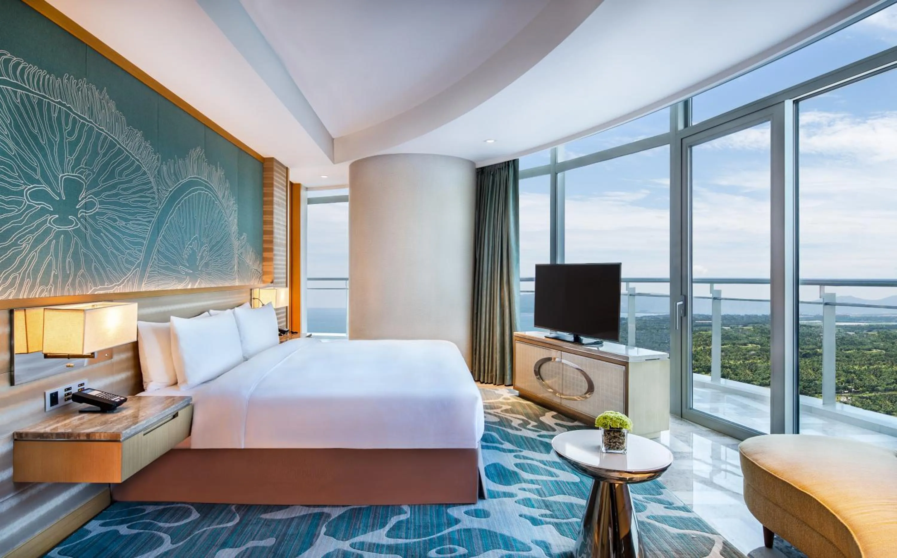 Balcony/Terrace, Bed in Atlantis Sanya