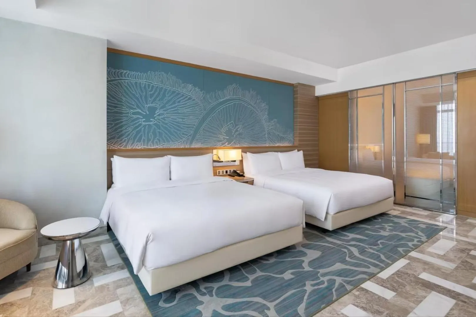 Photo of the whole room, Bed in Atlantis Sanya