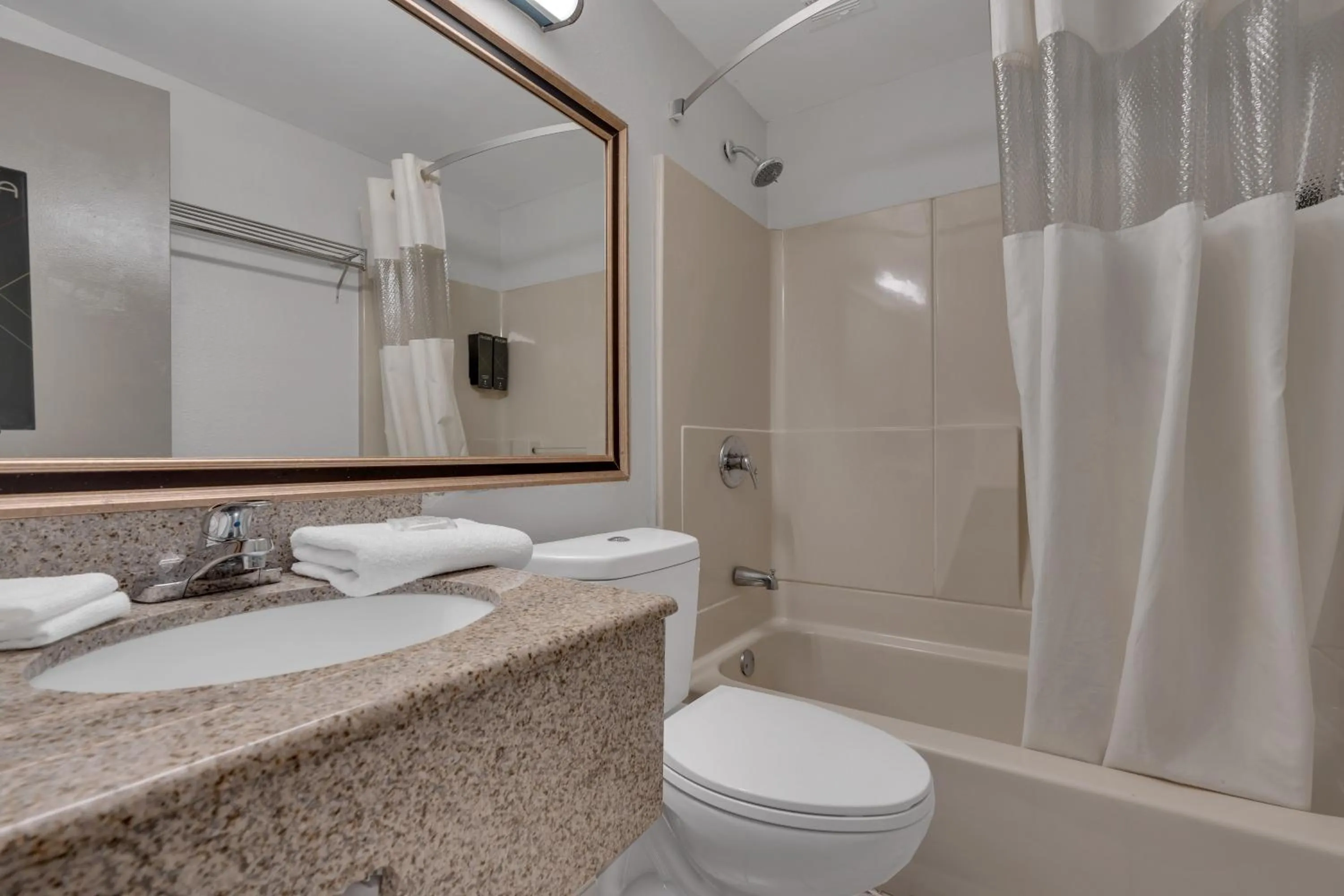 Bathroom in Days Inn by Wyndham Wrightstown McGuire AFB Bordentown