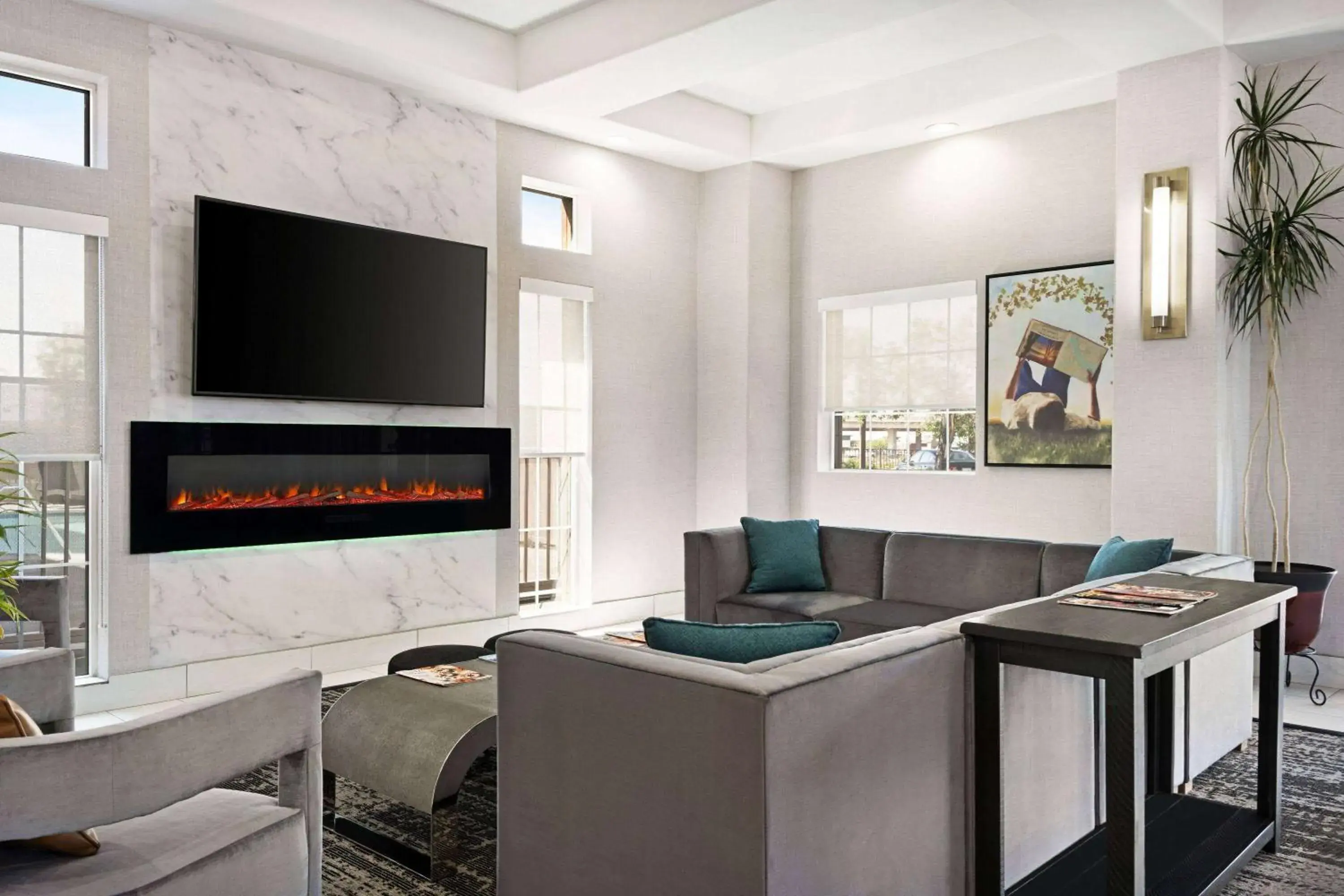 Lobby or reception in La Quinta by Wyndham Hesperia Victorville Lobby or reception in La Quinta by Wyndham Hesperia Victorville