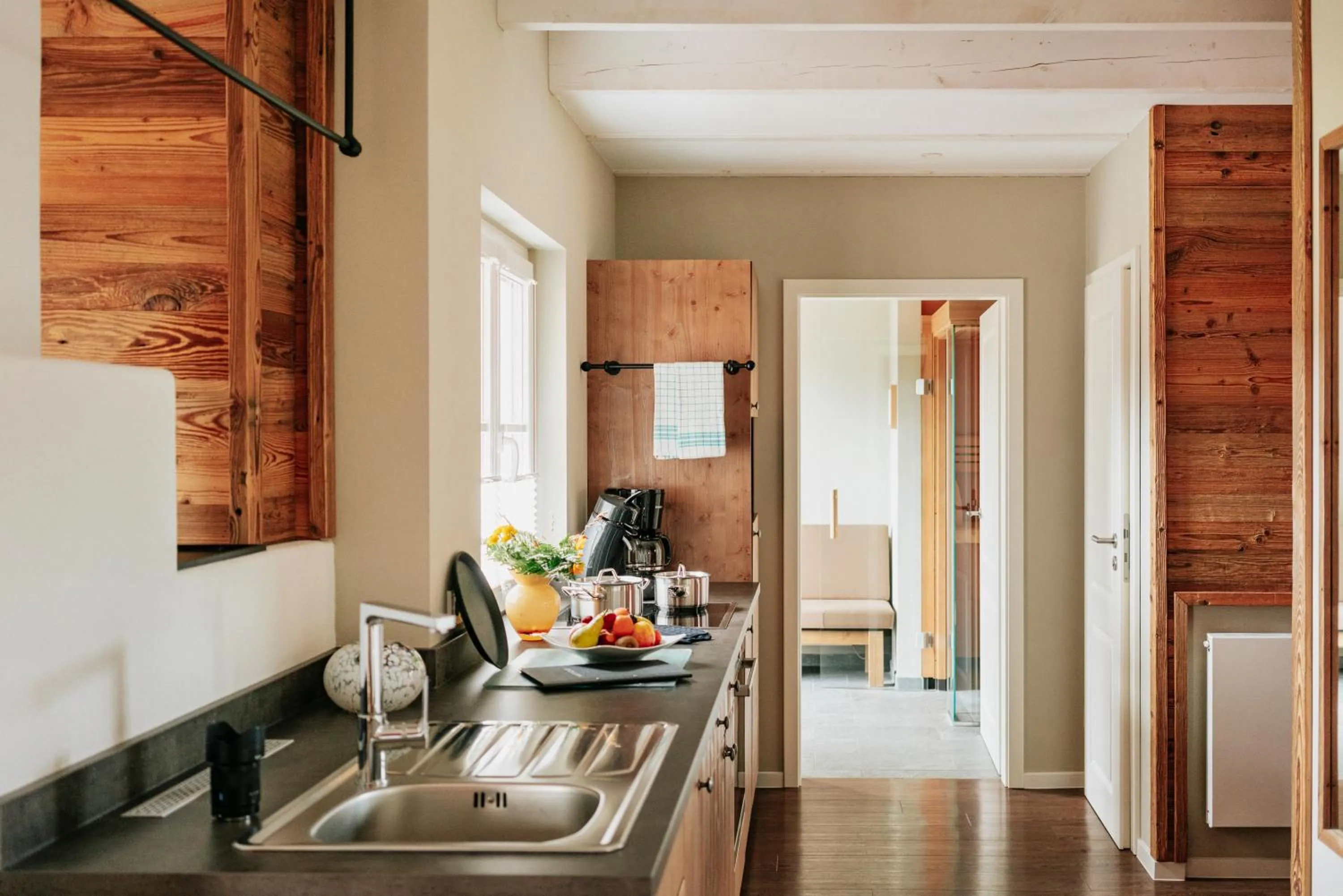 Kitchen or kitchenette in Das Schierke Harzresort