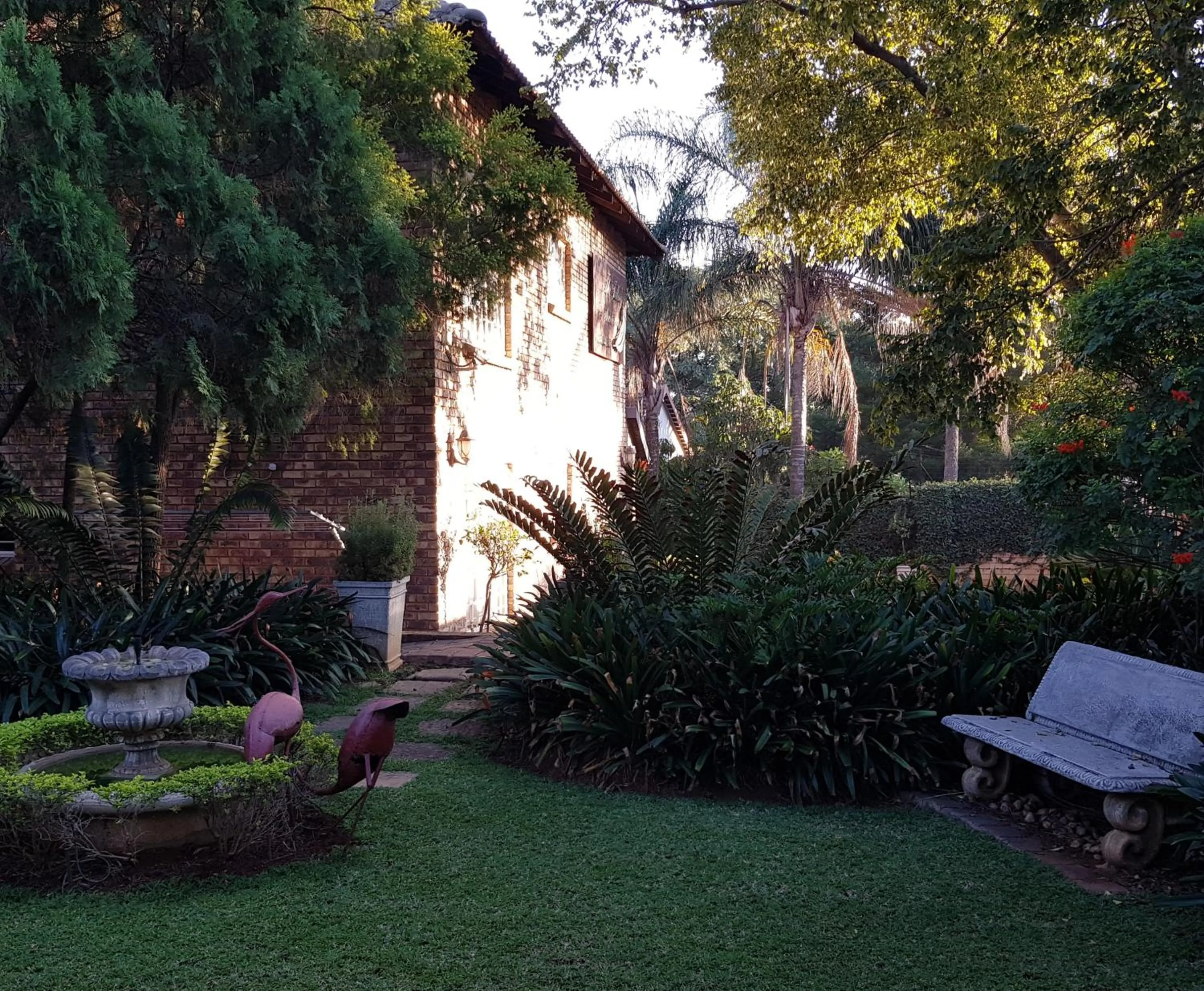 Garden in Falling Feather Inn