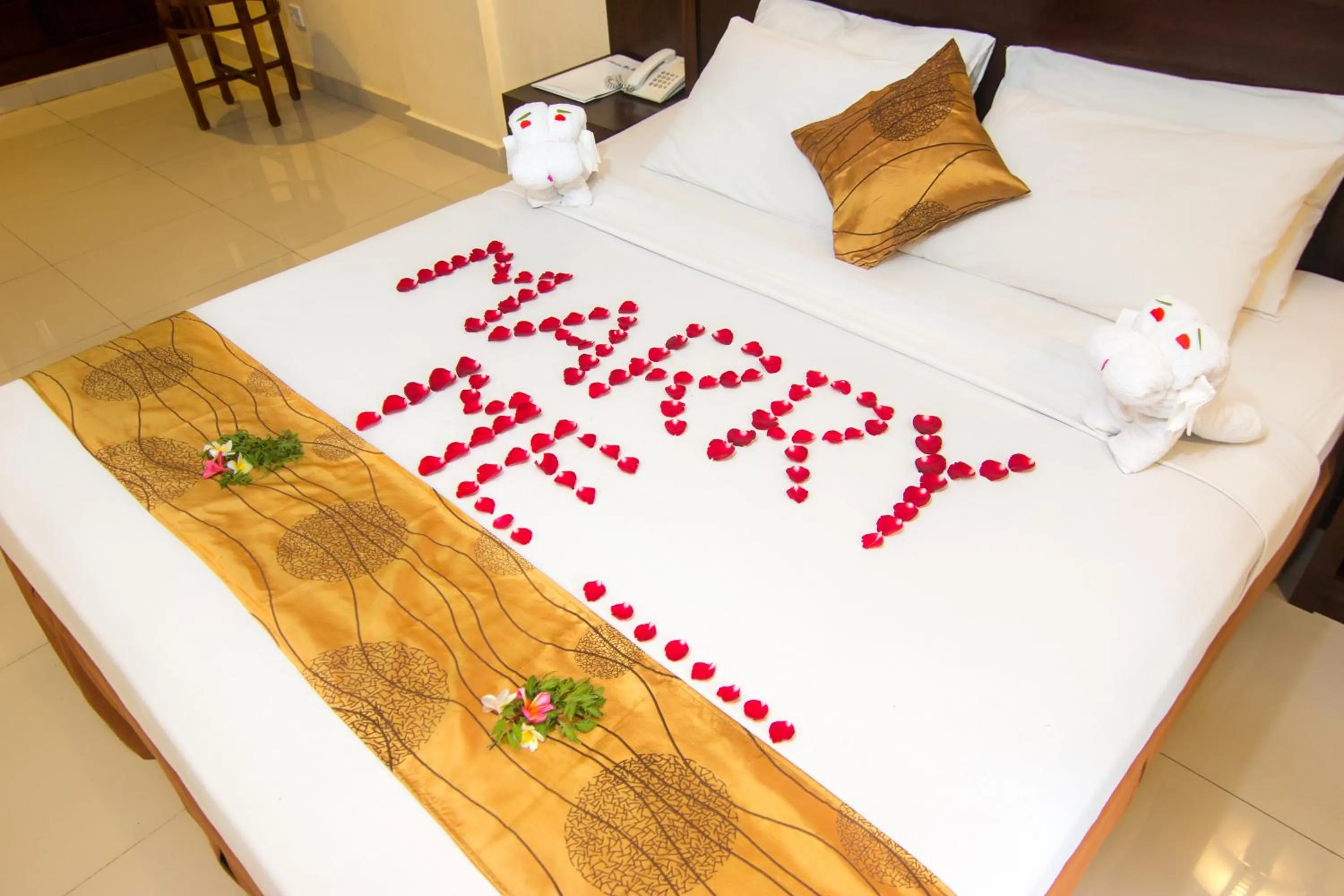 Bed in Champlung Mas Hotel Legian