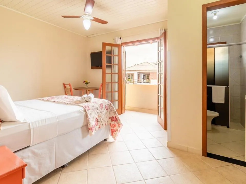 Bed in Pousada Chaday