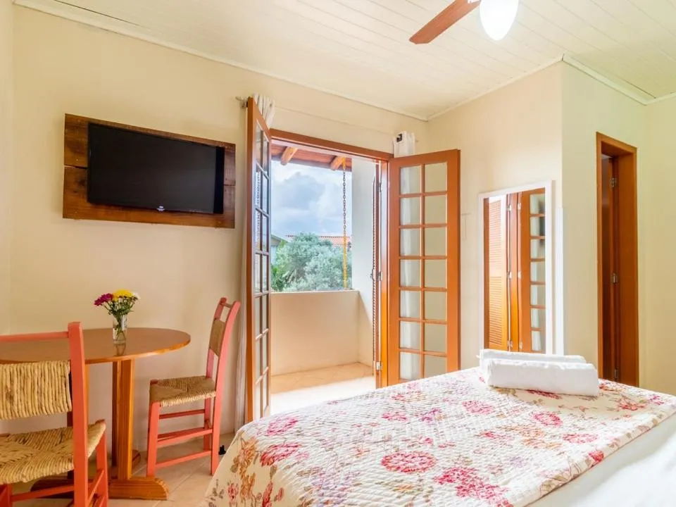 Bed in Pousada Chaday