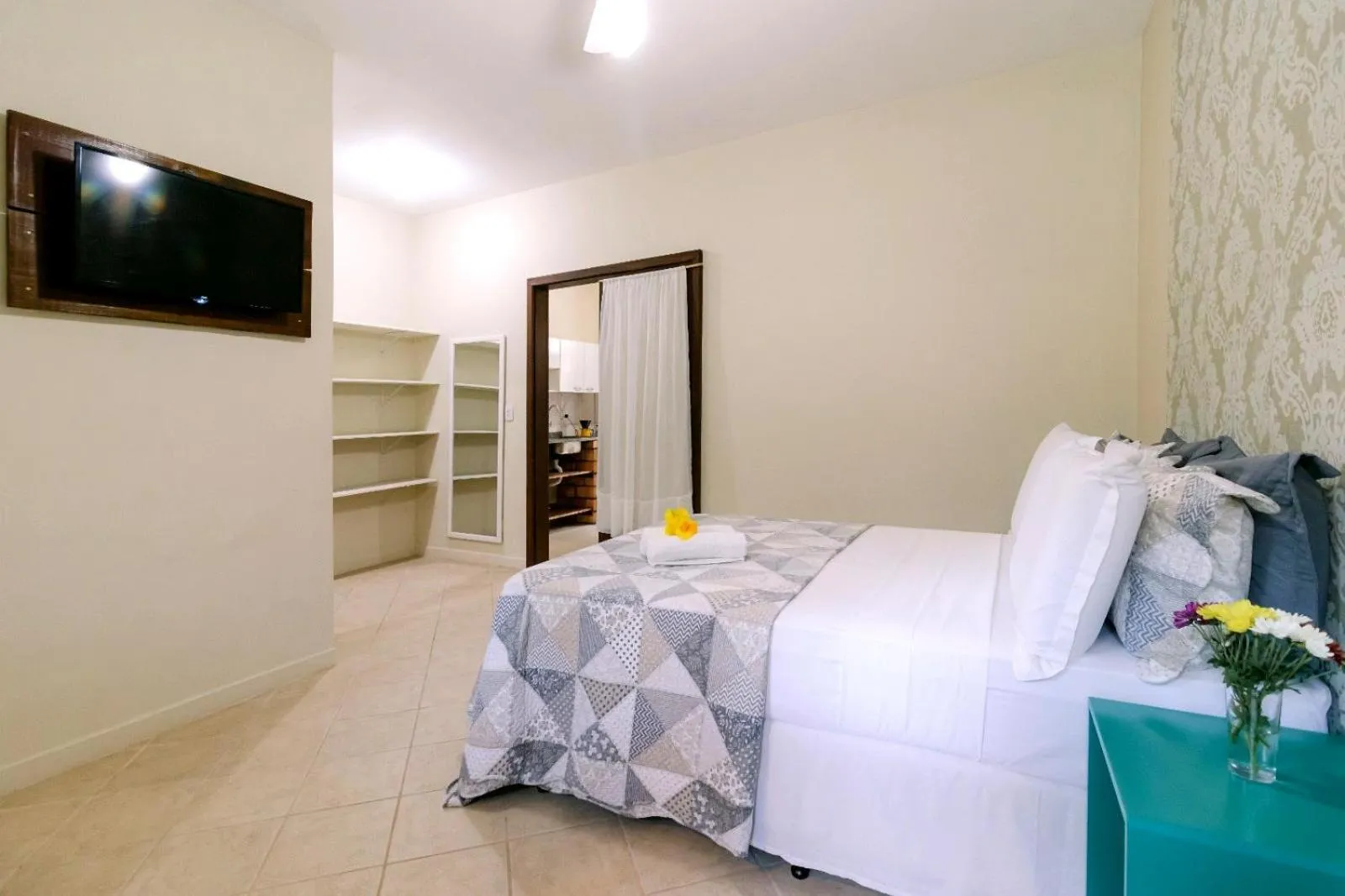 Bed in Pousada Chaday