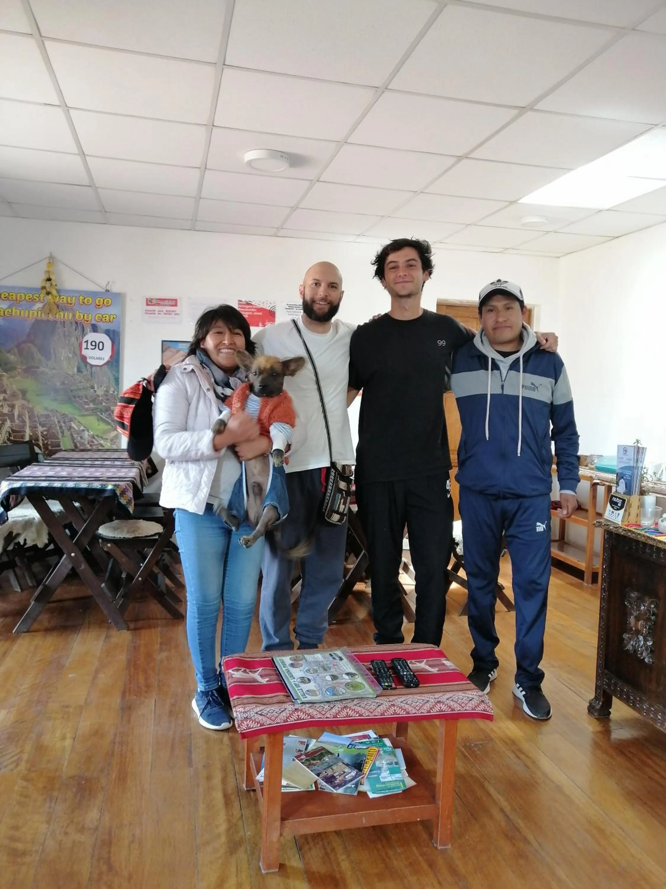 Guests in Gringo's Wasi