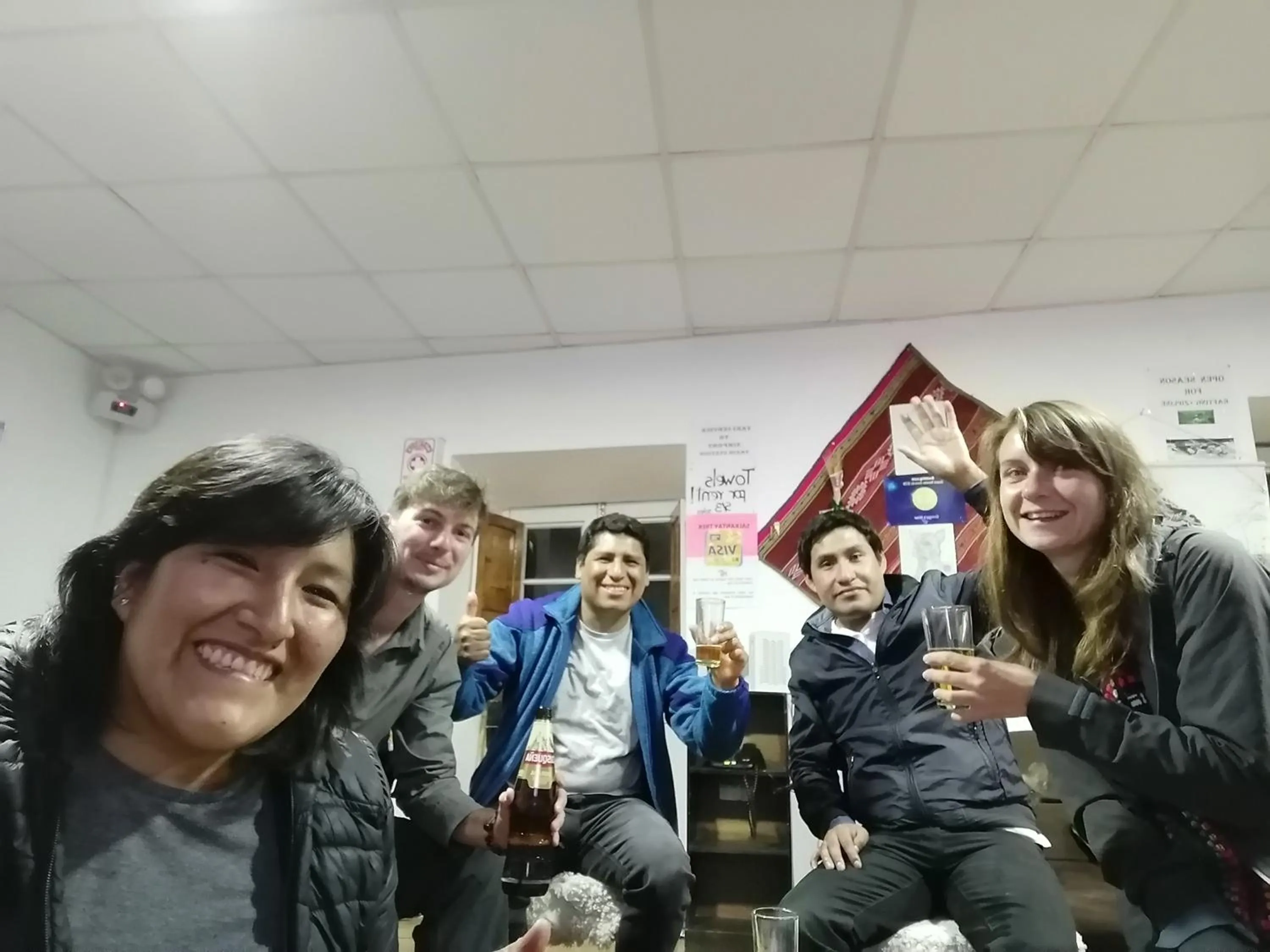 Guests in Gringo's Wasi
