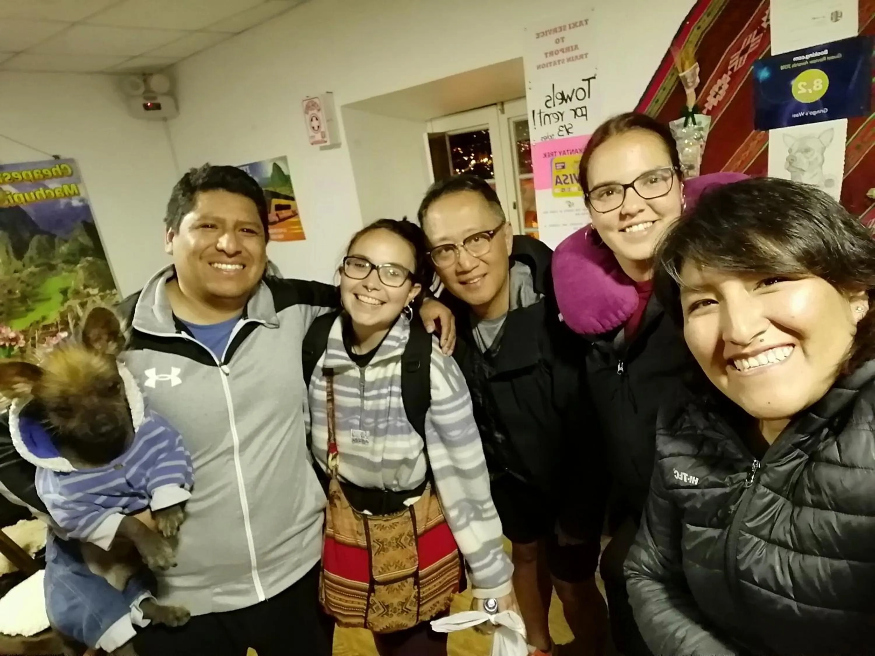 Guests in Gringo's Wasi