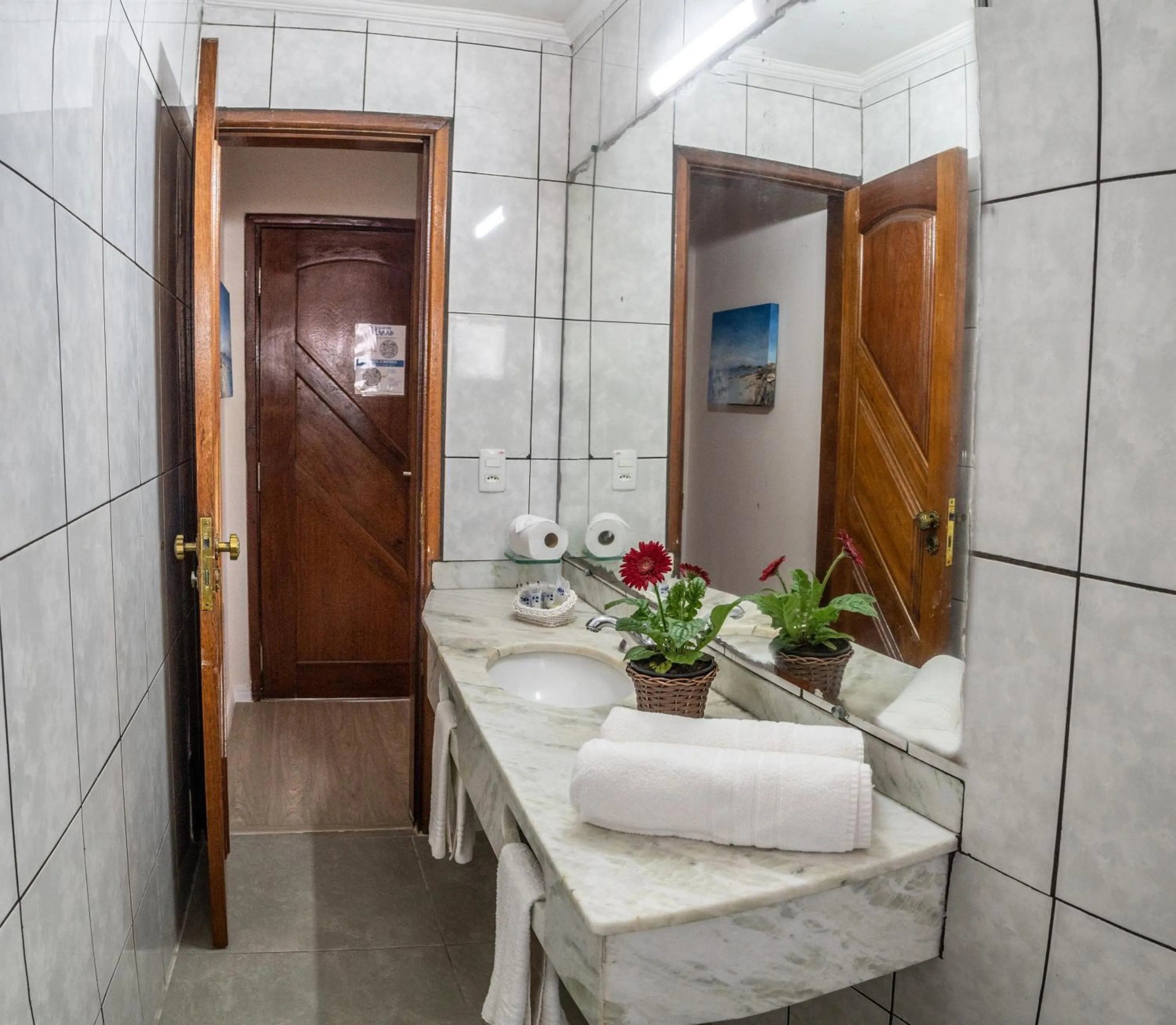 Bathroom in Strand Hotel Guarujá Frente Mar