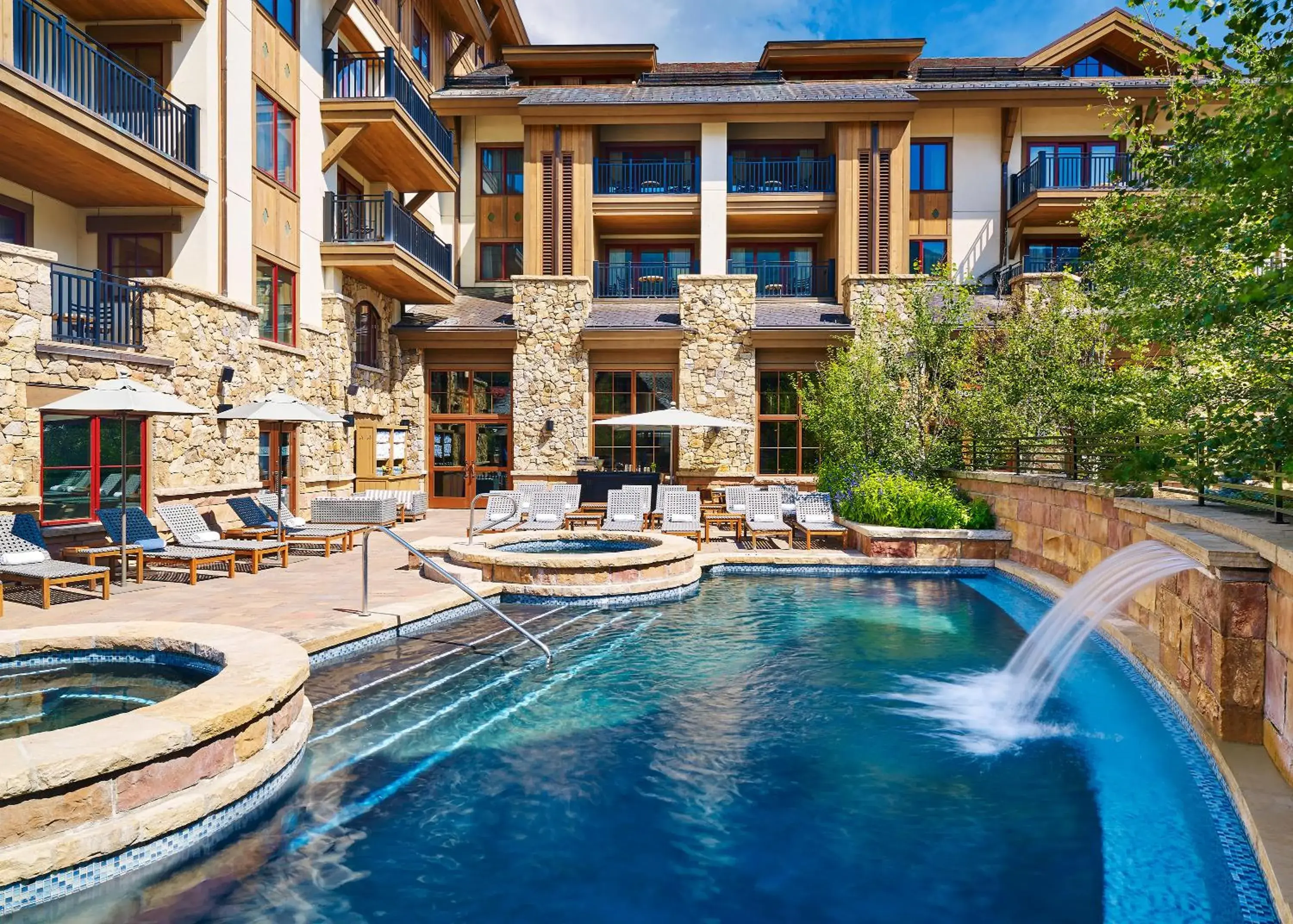 Swimming pool in The Sebastian - Vail Swimming pool in The Sebastian - Vail