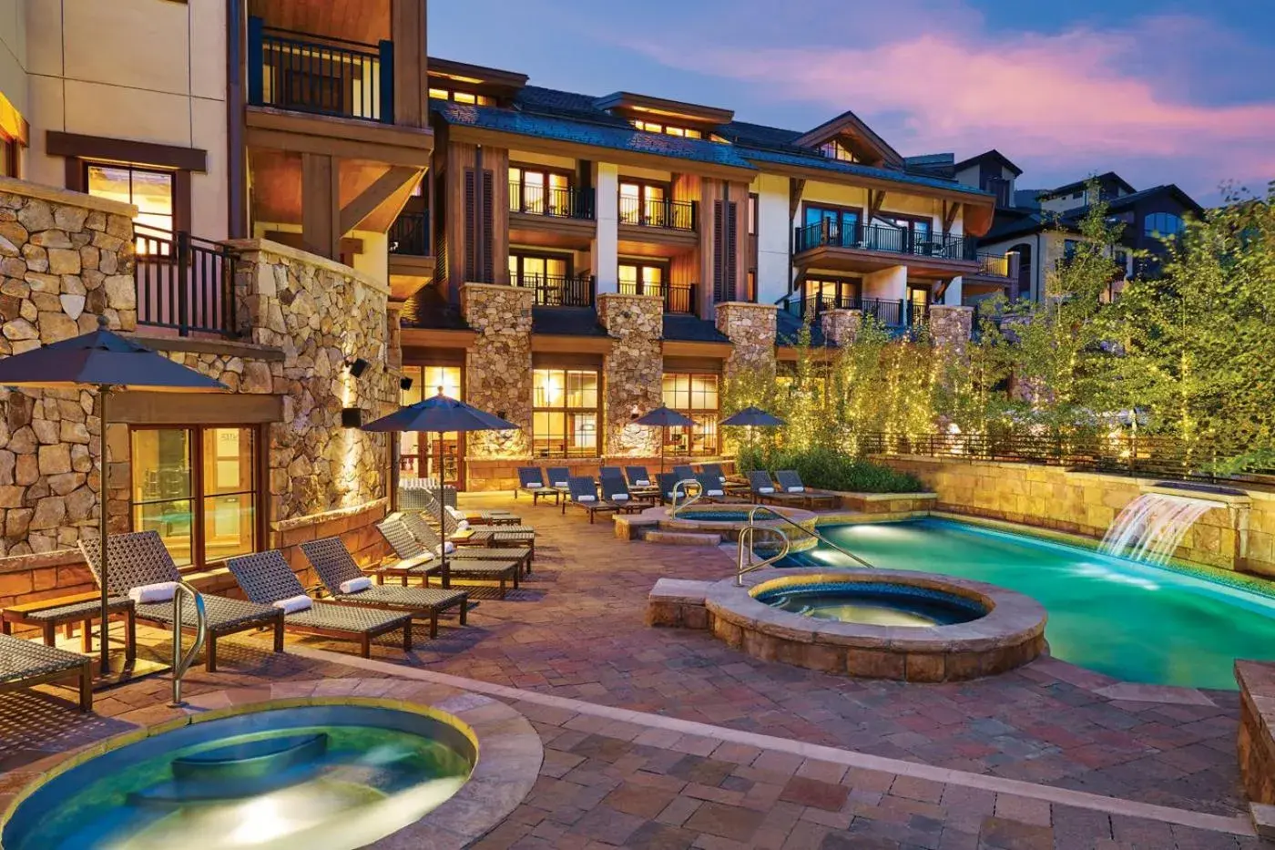 Swimming pool in The Sebastian - Vail Swimming pool in The Sebastian - Vail