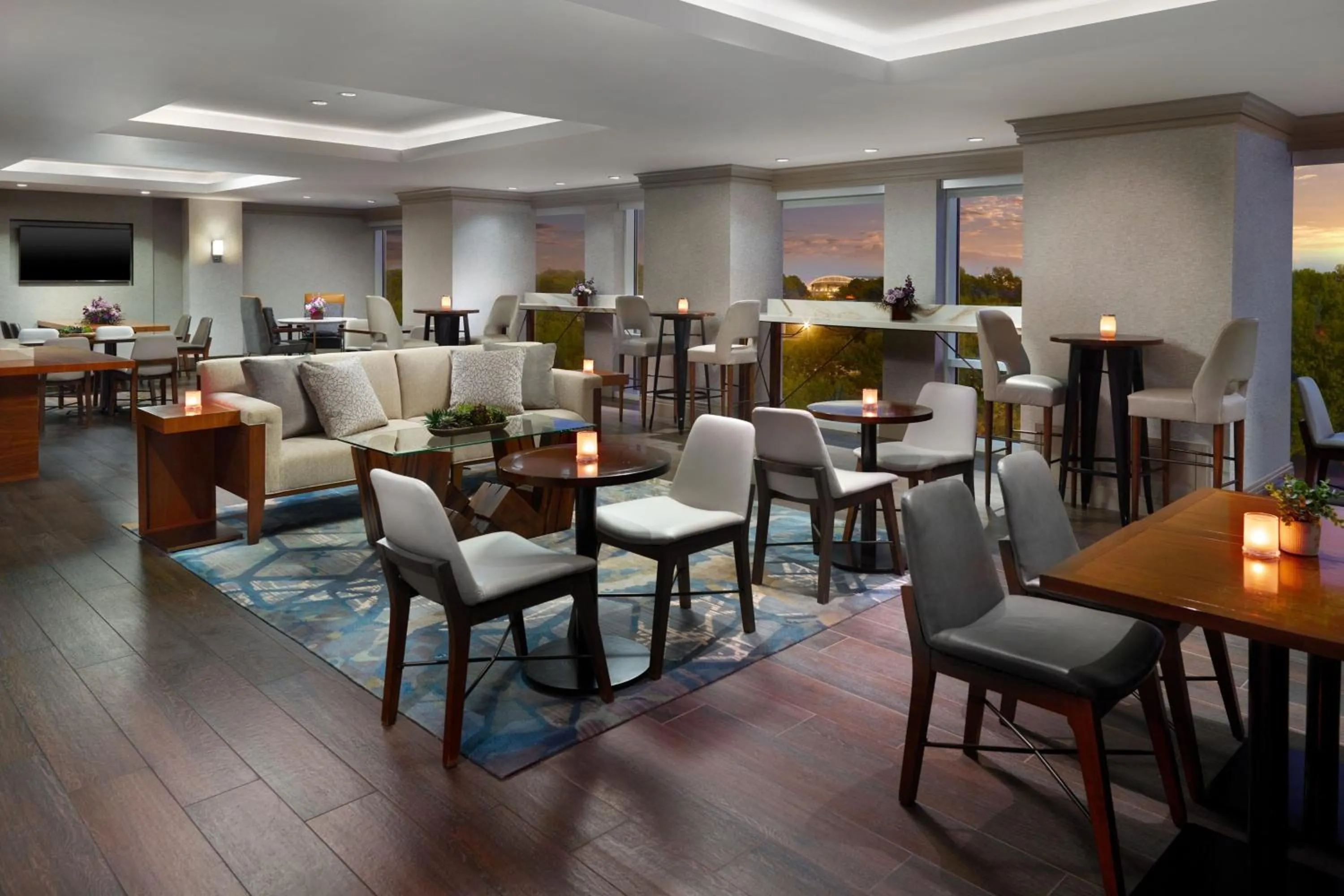 Lobby or reception in Atlanta Airport Marriott Gateway