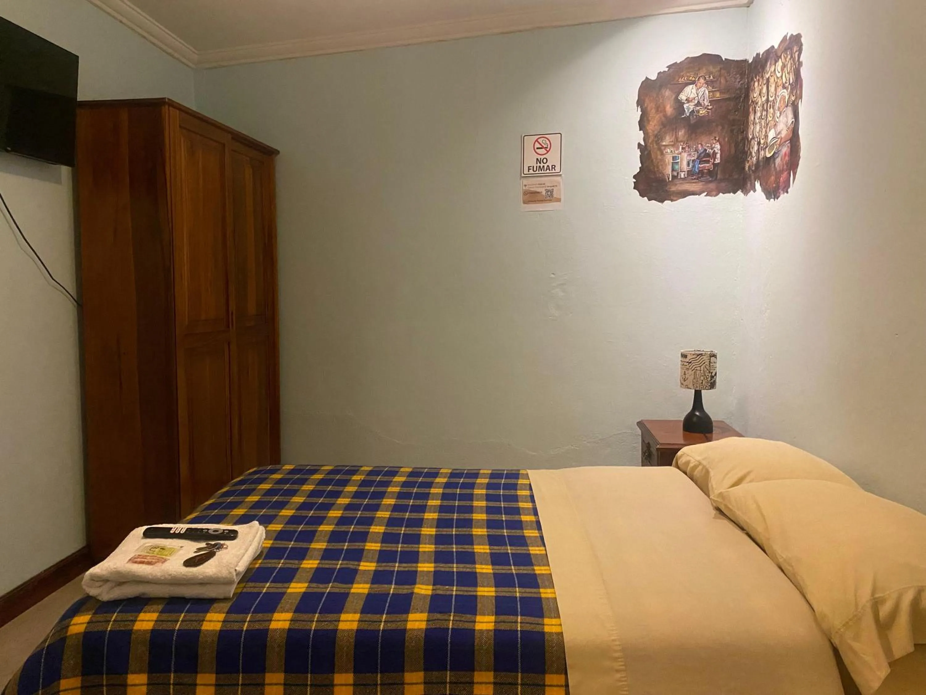 Bed in Posada Todos Santos