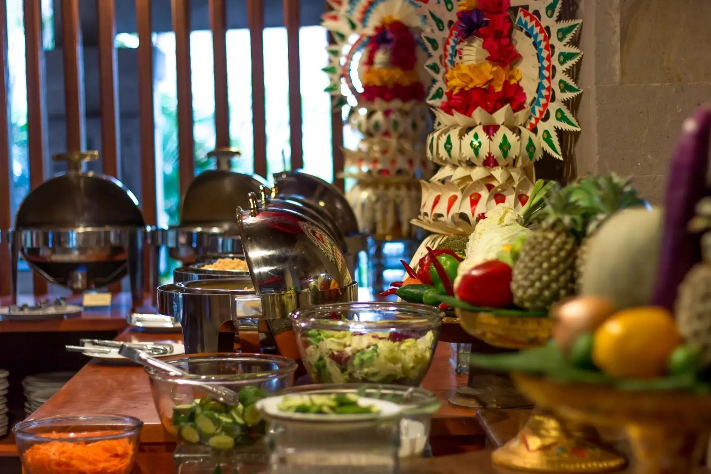 Buffet breakfast in Champlung Sari Hotel and Spa Ubud