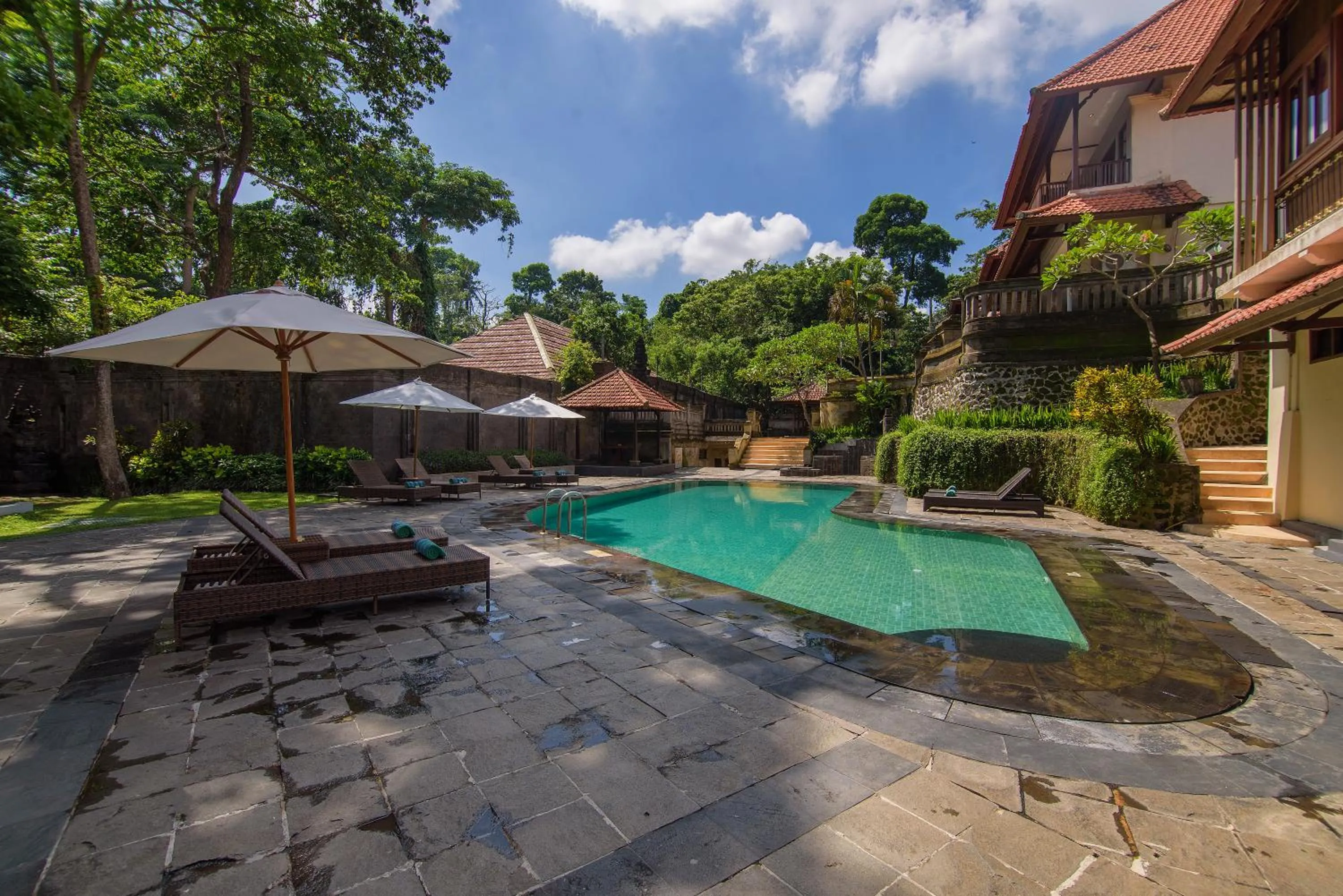 Pool view in Champlung Sari Hotel and Spa Ubud