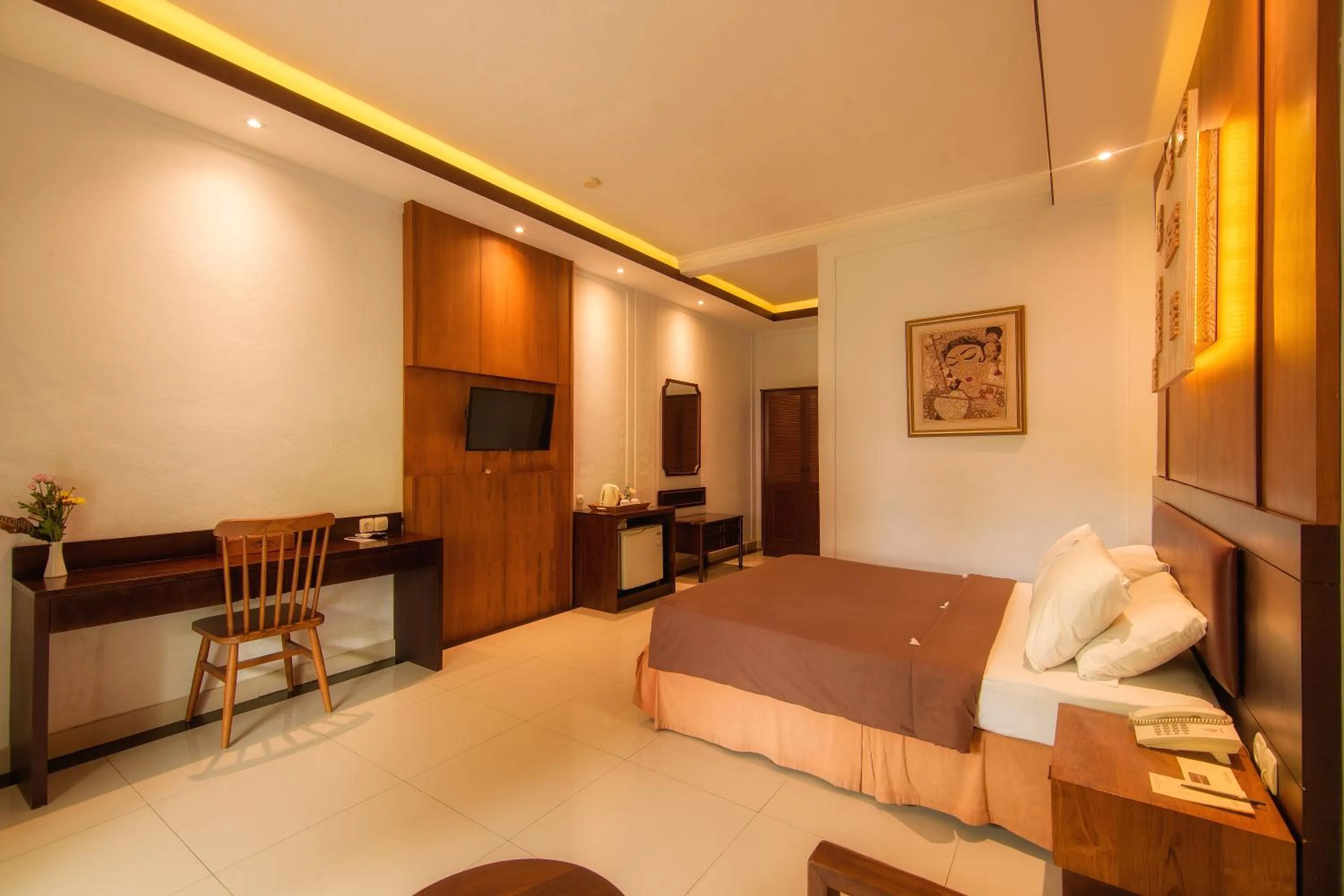 Bedroom, Bed in Champlung Sari Hotel and Spa Ubud