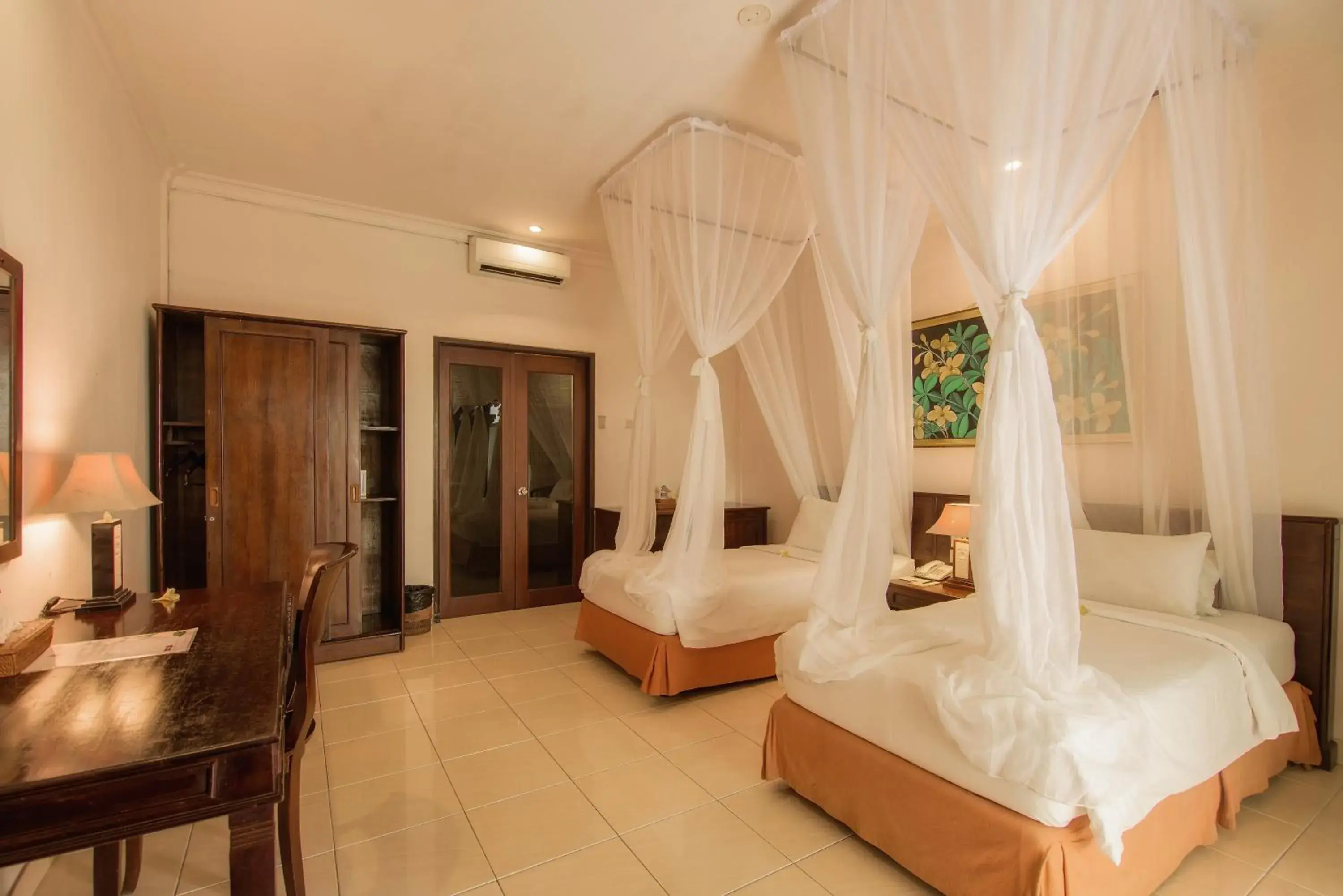 Bed in Champlung Sari Hotel and Spa Ubud