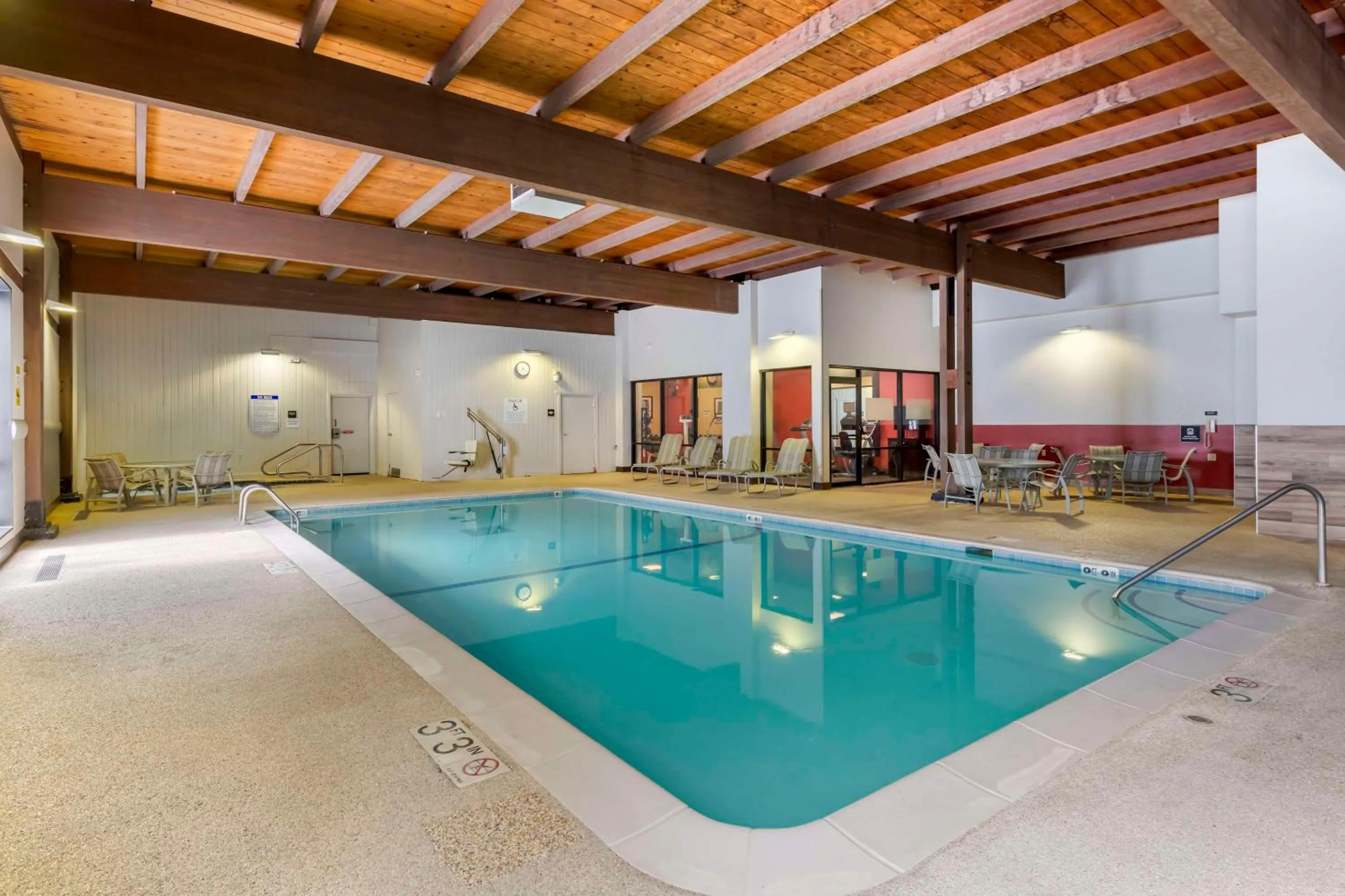 Pool view in Best Western Plus St. Paul North/Shoreview