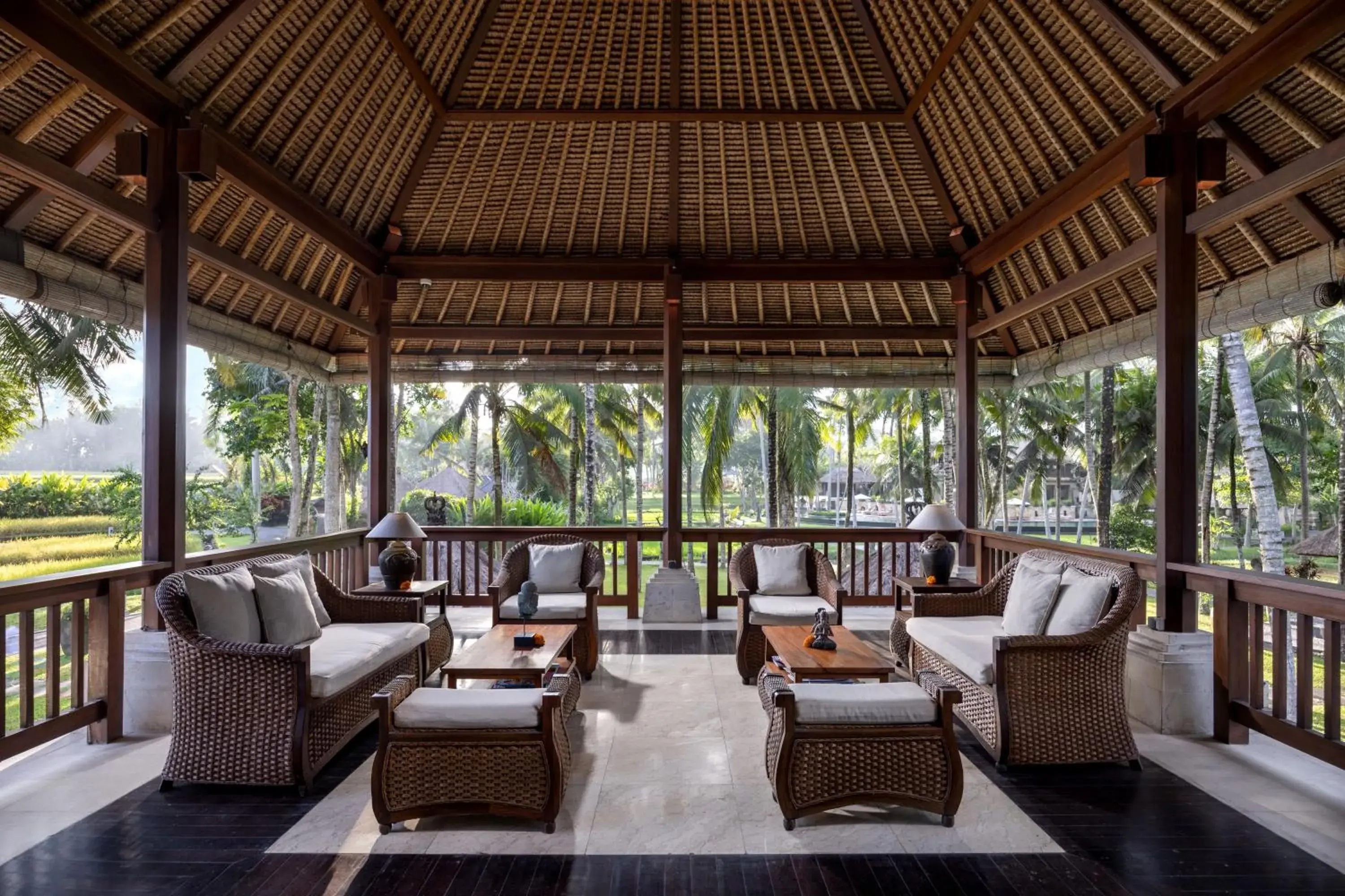 Lobby or reception in The Ubud Village Resort & Spa Lobby or reception in The Ubud Village Resort & Spa