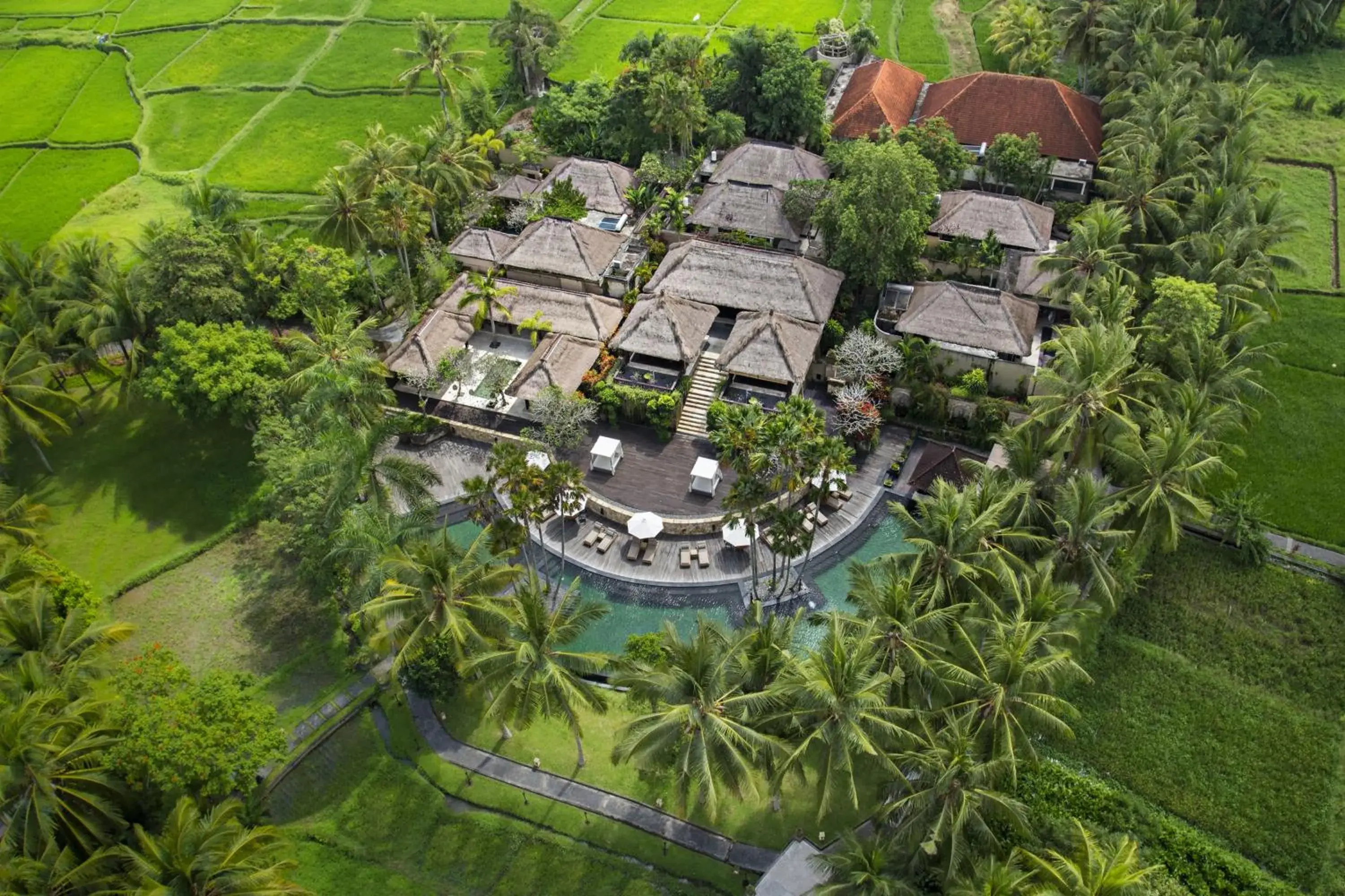 Swimming pool in The Ubud Village Resort & Spa Swimming pool in The Ubud Village Resort & Spa