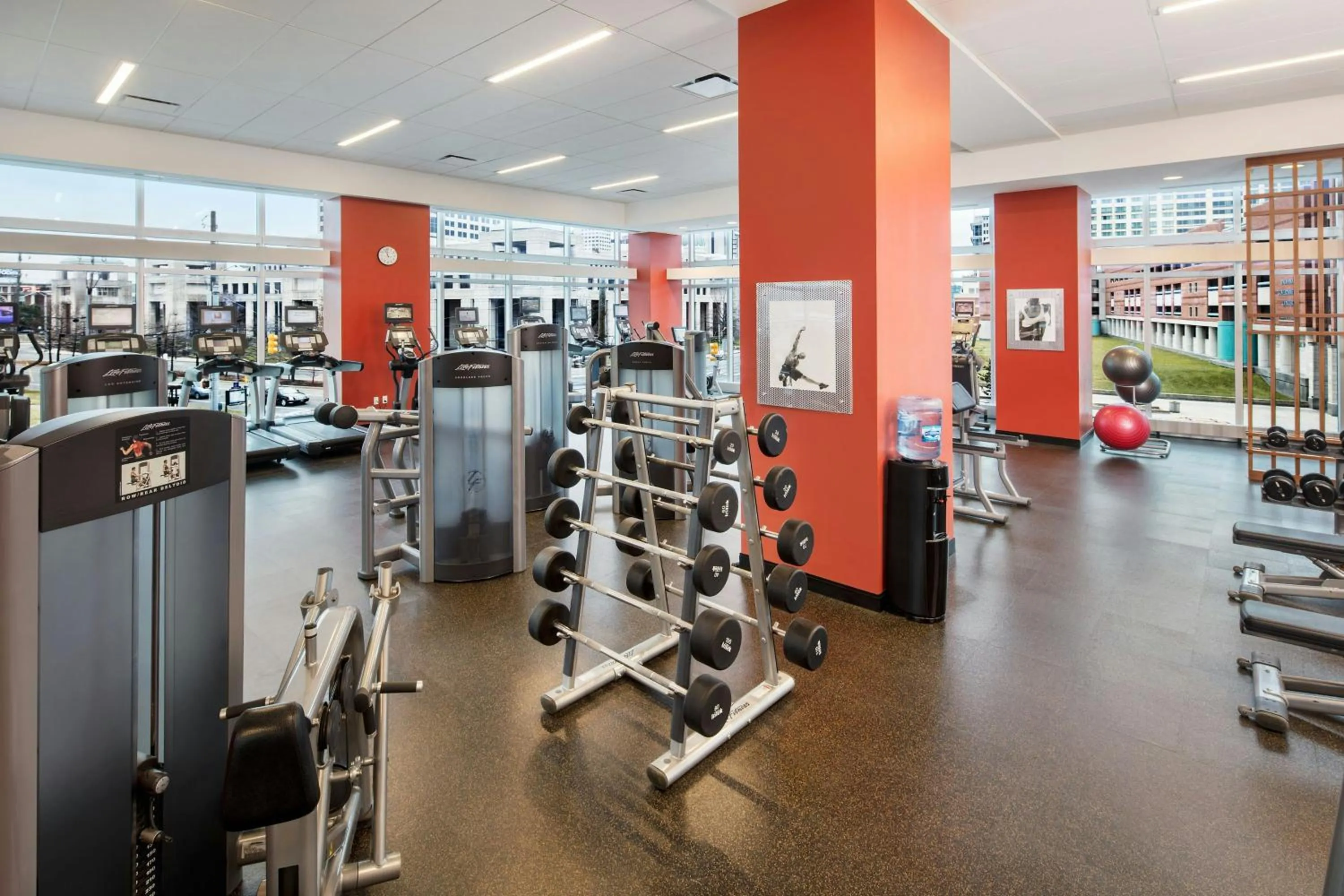 Fitness centre/facilities in JW Marriott Indianapolis