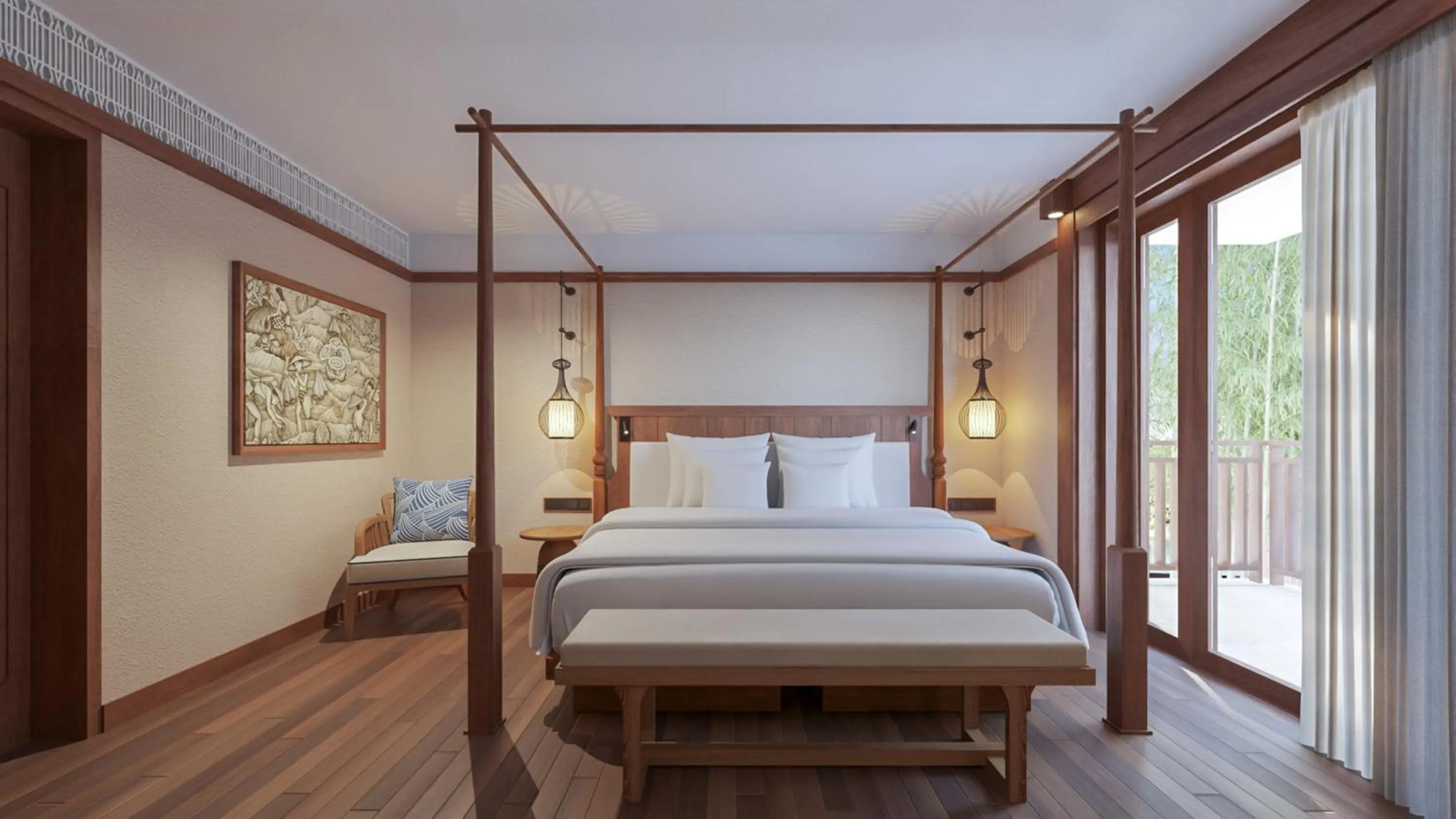 Bed in Paradisus by Meliá Bali