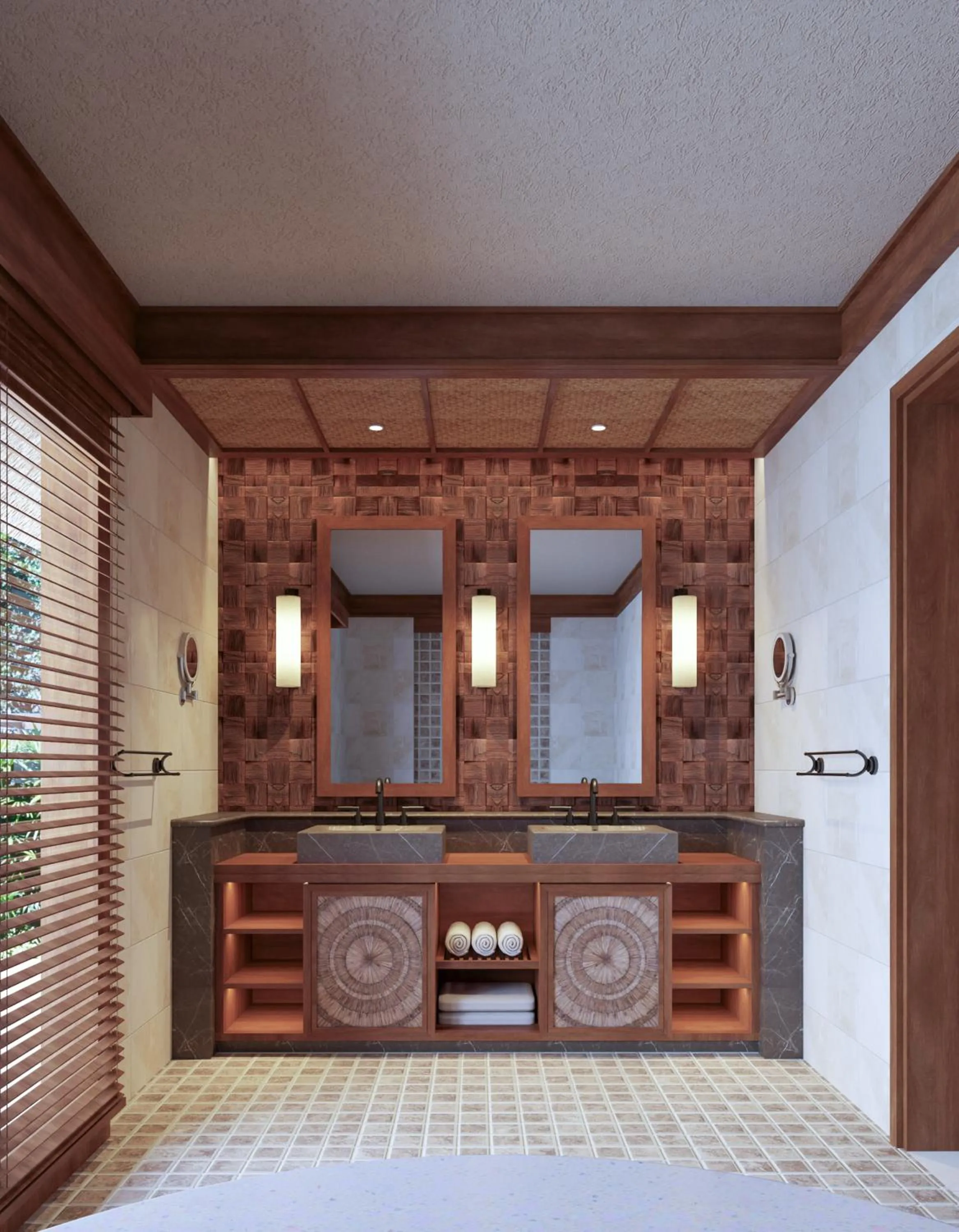 Bathroom in Paradisus by Meliá Bali