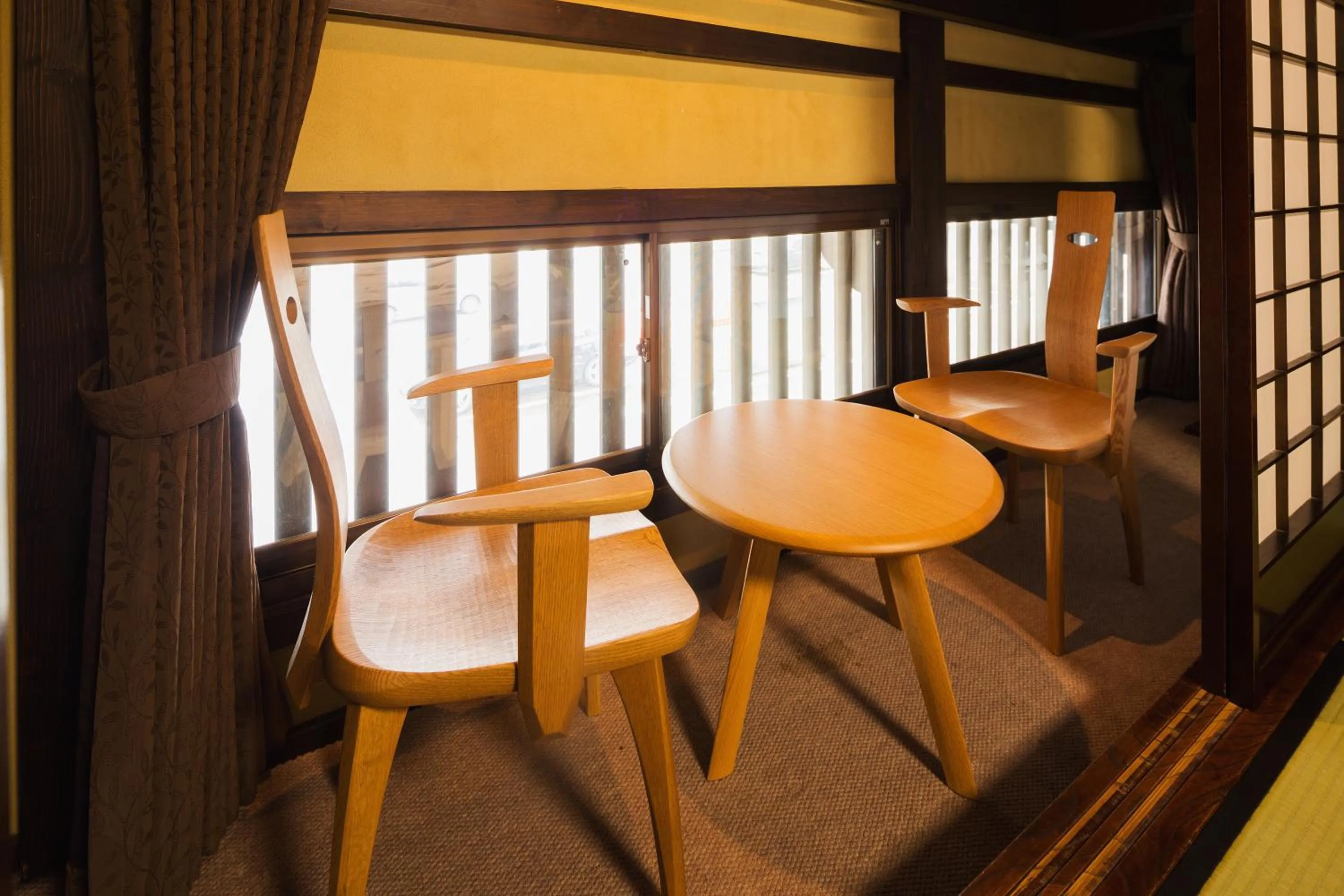 Seating area in Ryokan Asunaro