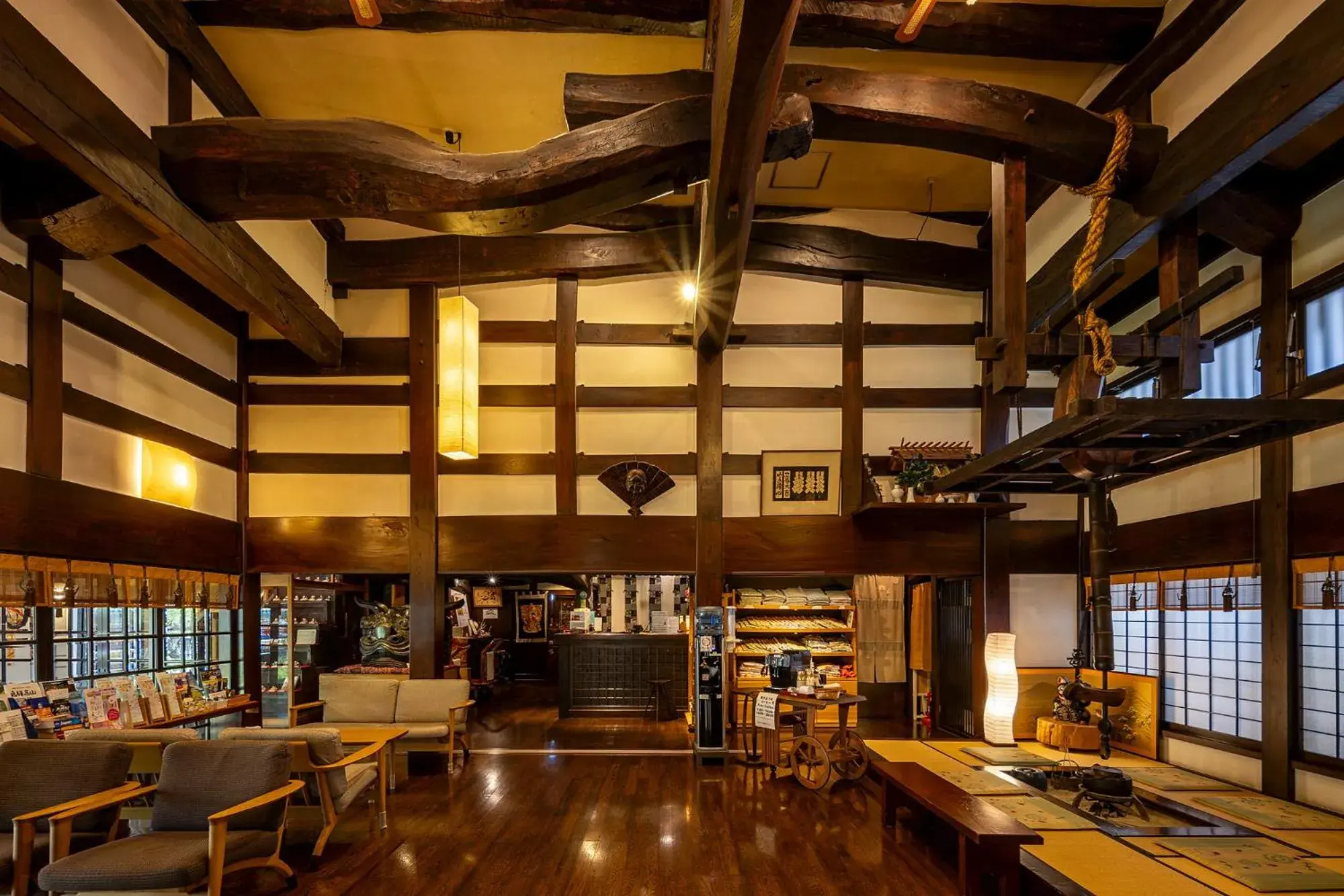 Lobby or reception in Ryokan Asunaro Lobby or reception in Ryokan Asunaro