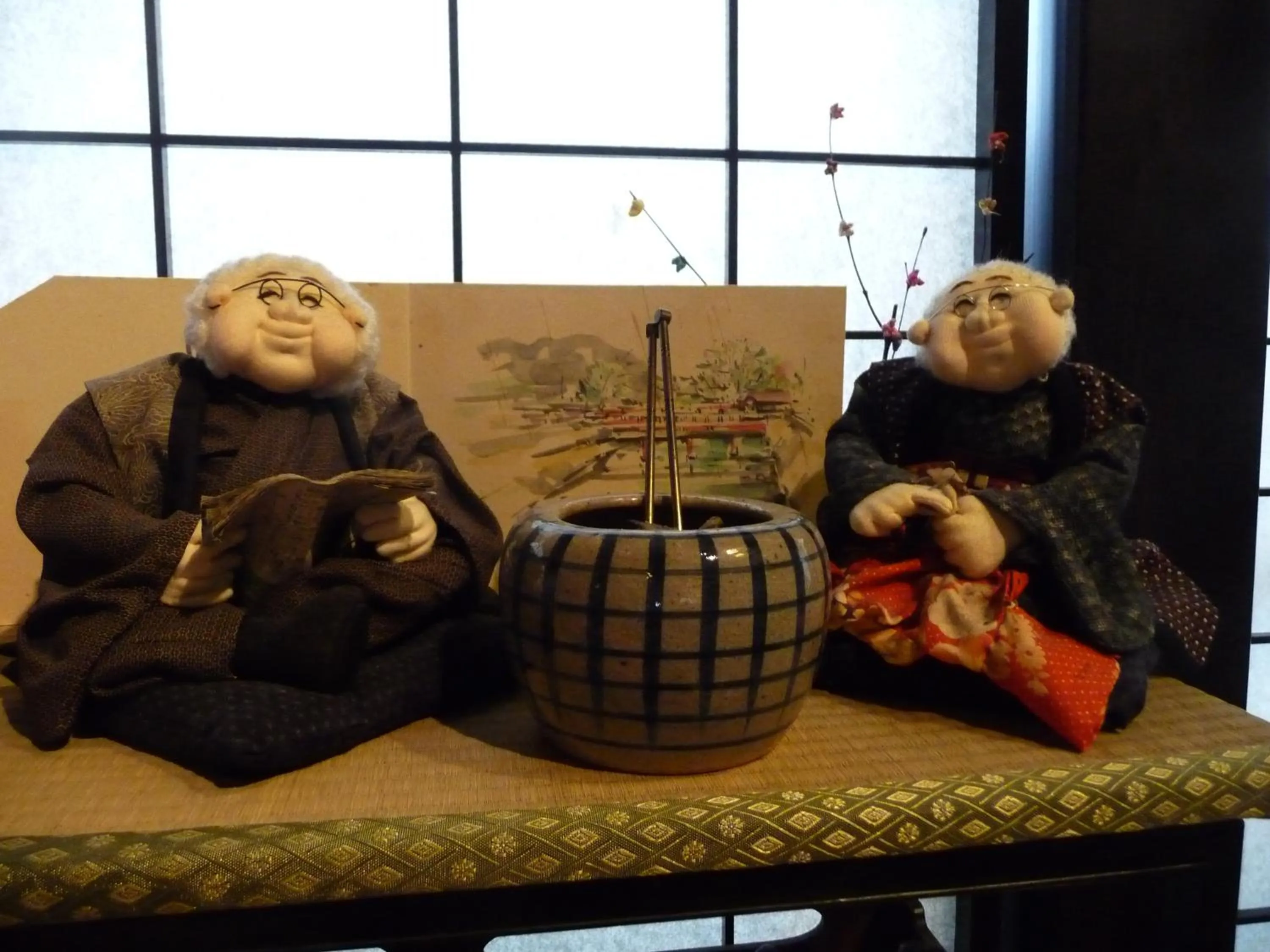 Decorative detail in Ryokan Asunaro