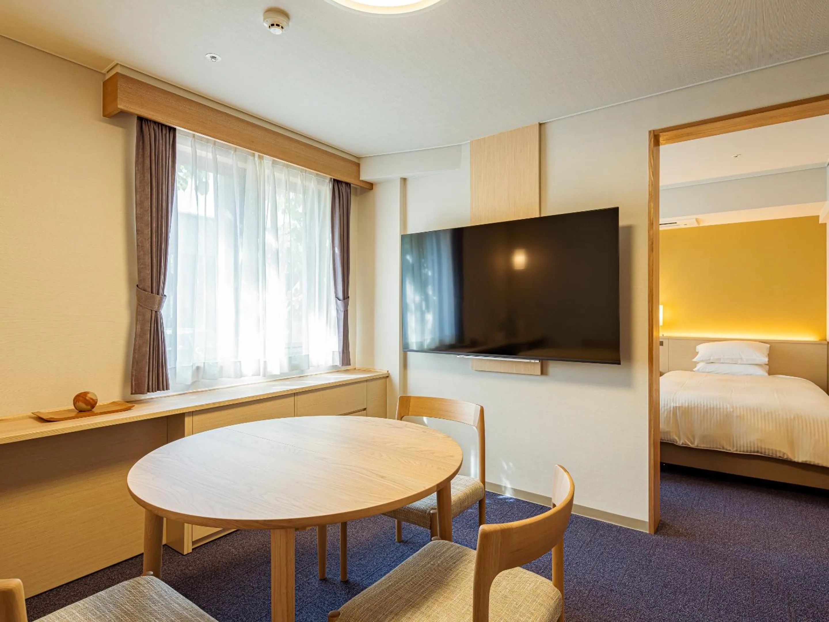 Photo of the whole room, Bed in Kurashiki Ivy Square