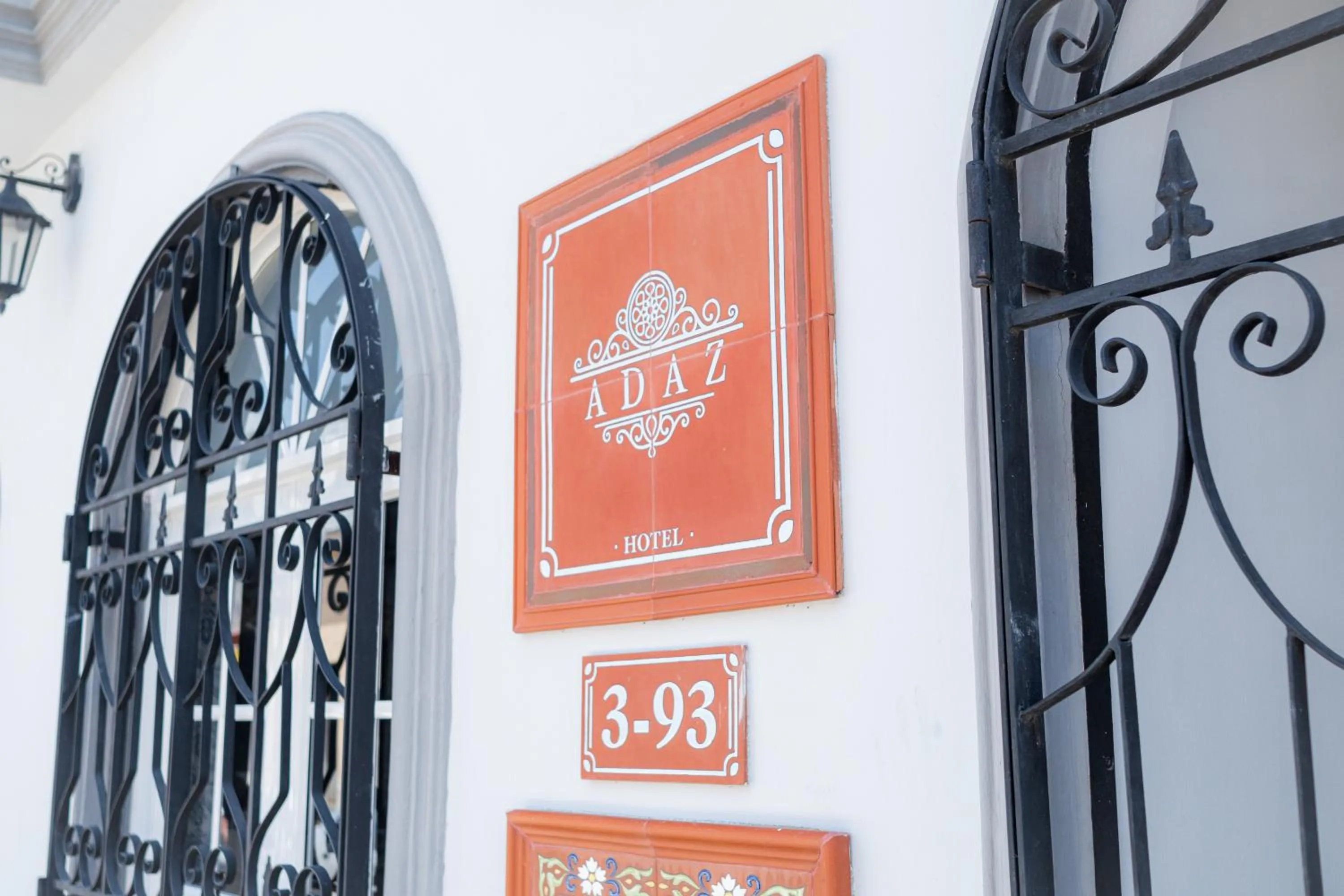 Property logo or sign in Hotel Boutique ADAZ