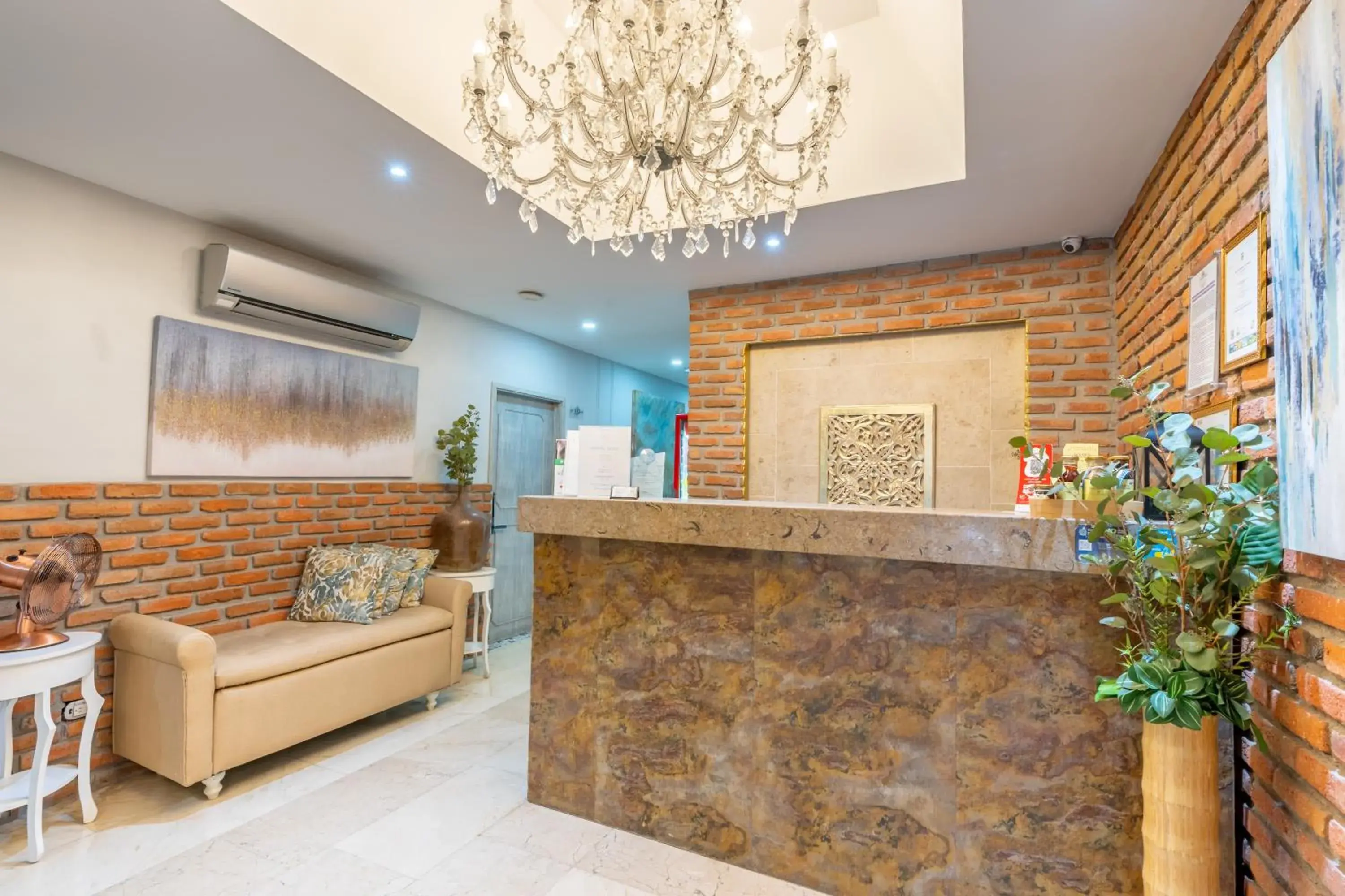 Lobby or reception in Hotel Boutique ADAZ Lobby or reception in Hotel Boutique ADAZ