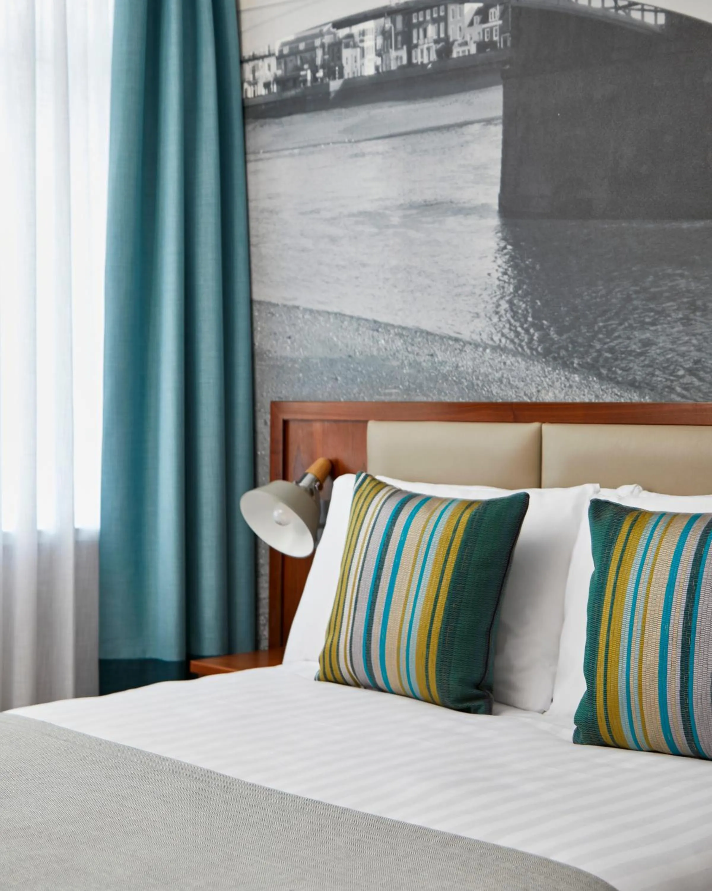 Bed in Seraphine Hammersmith Hotel