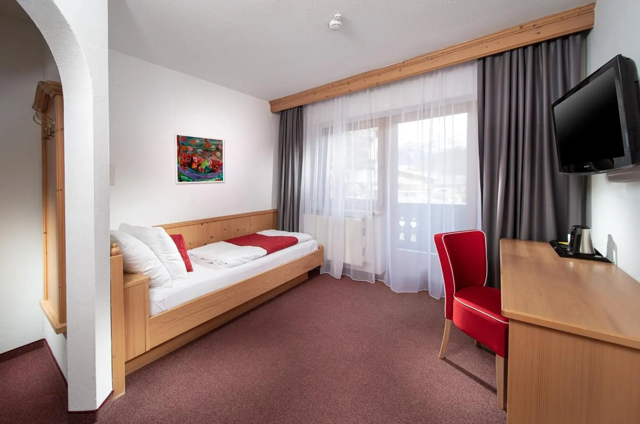 Single Room with Balcony in Hotel Höhlenstein Single Room with Balcony in Hotel Höhlenstein