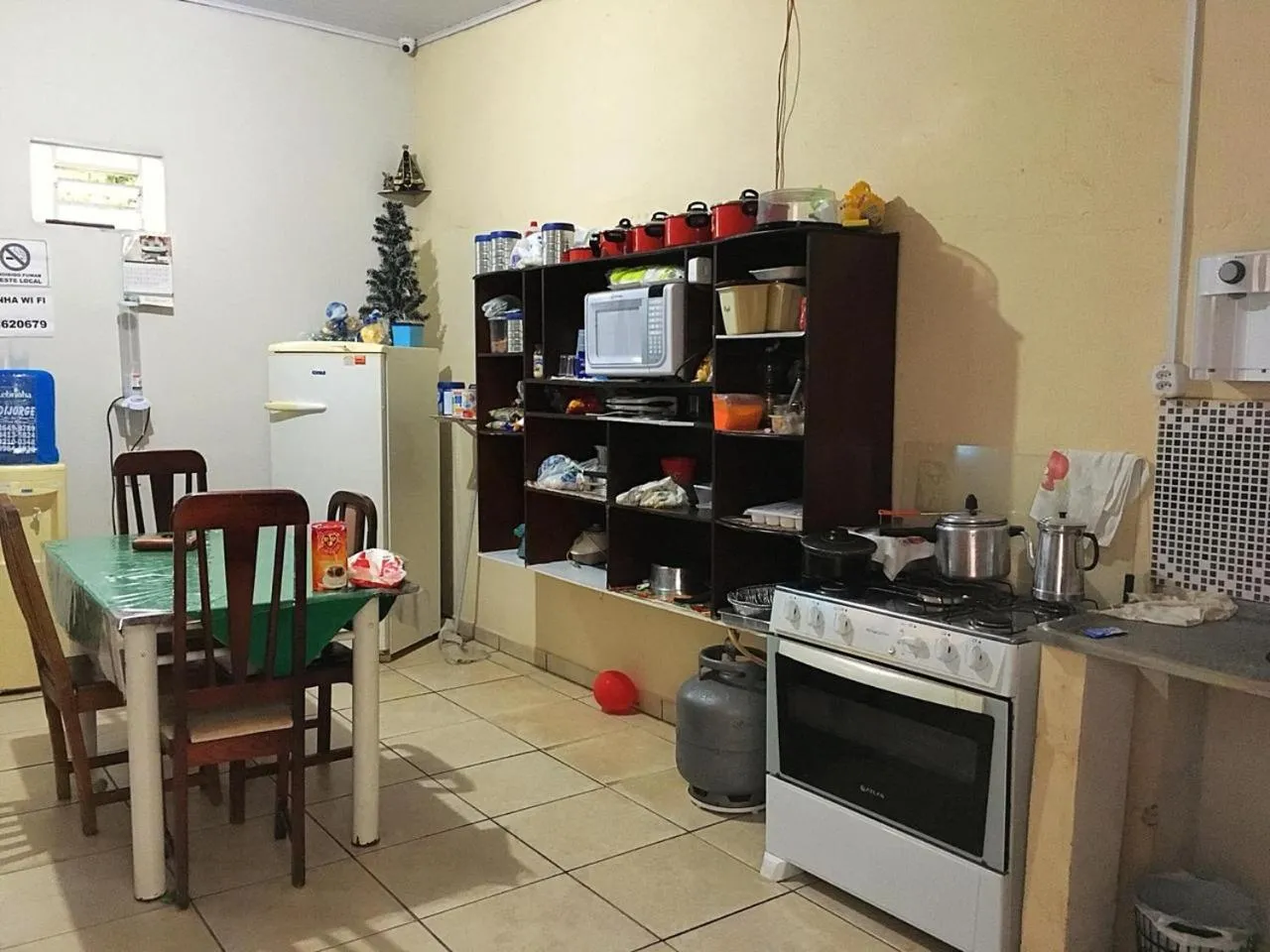 Kitchen or kitchenette in Pousada CPA